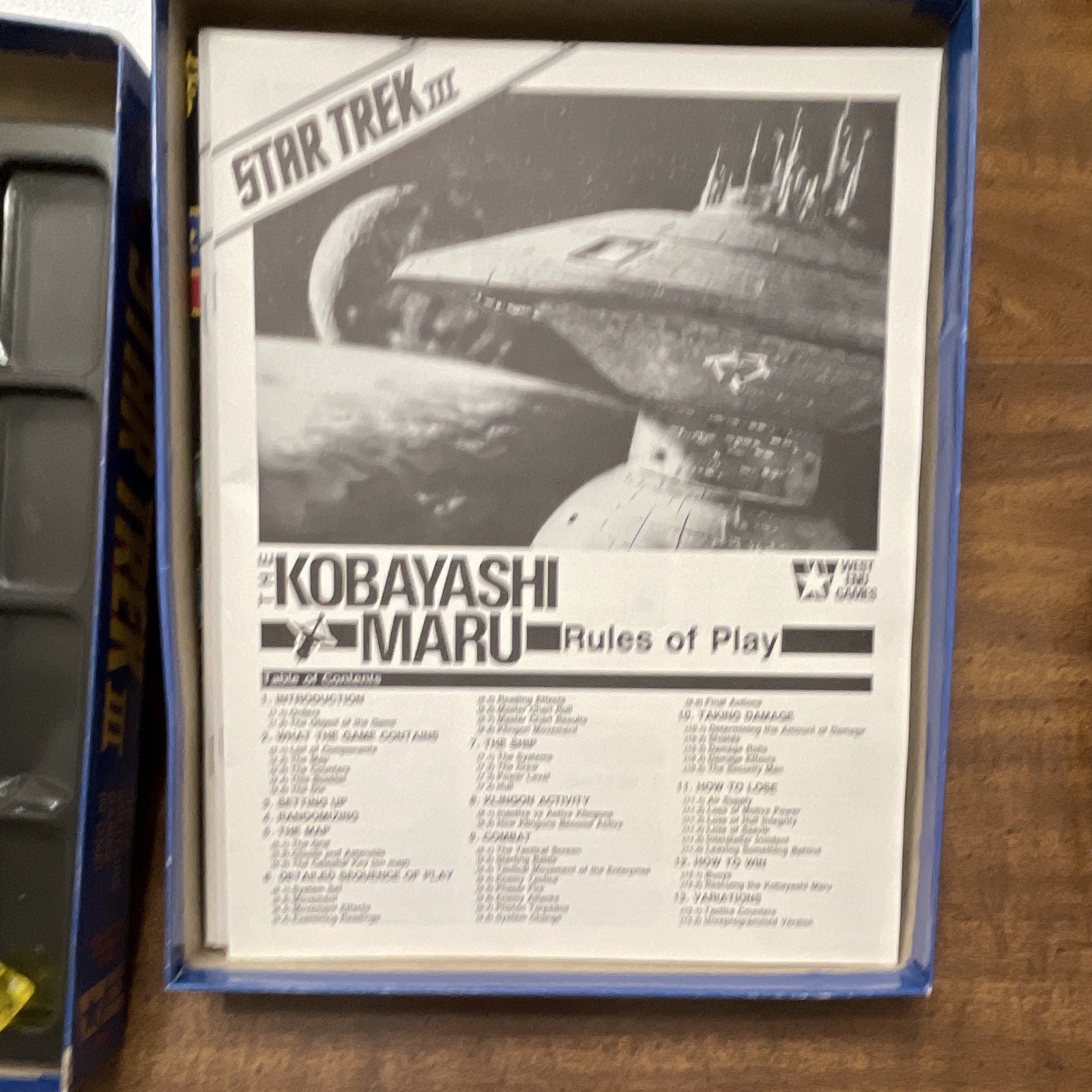 West End Games Star Trek III Three Solitaire Games in One Box Set