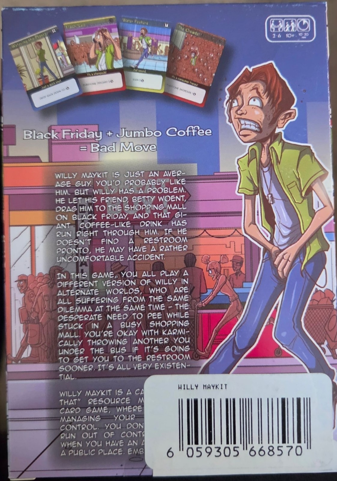 Willy Maykit The Card Game – Fast-Paced Humor Strategy For 2-6 Players Ages 10+