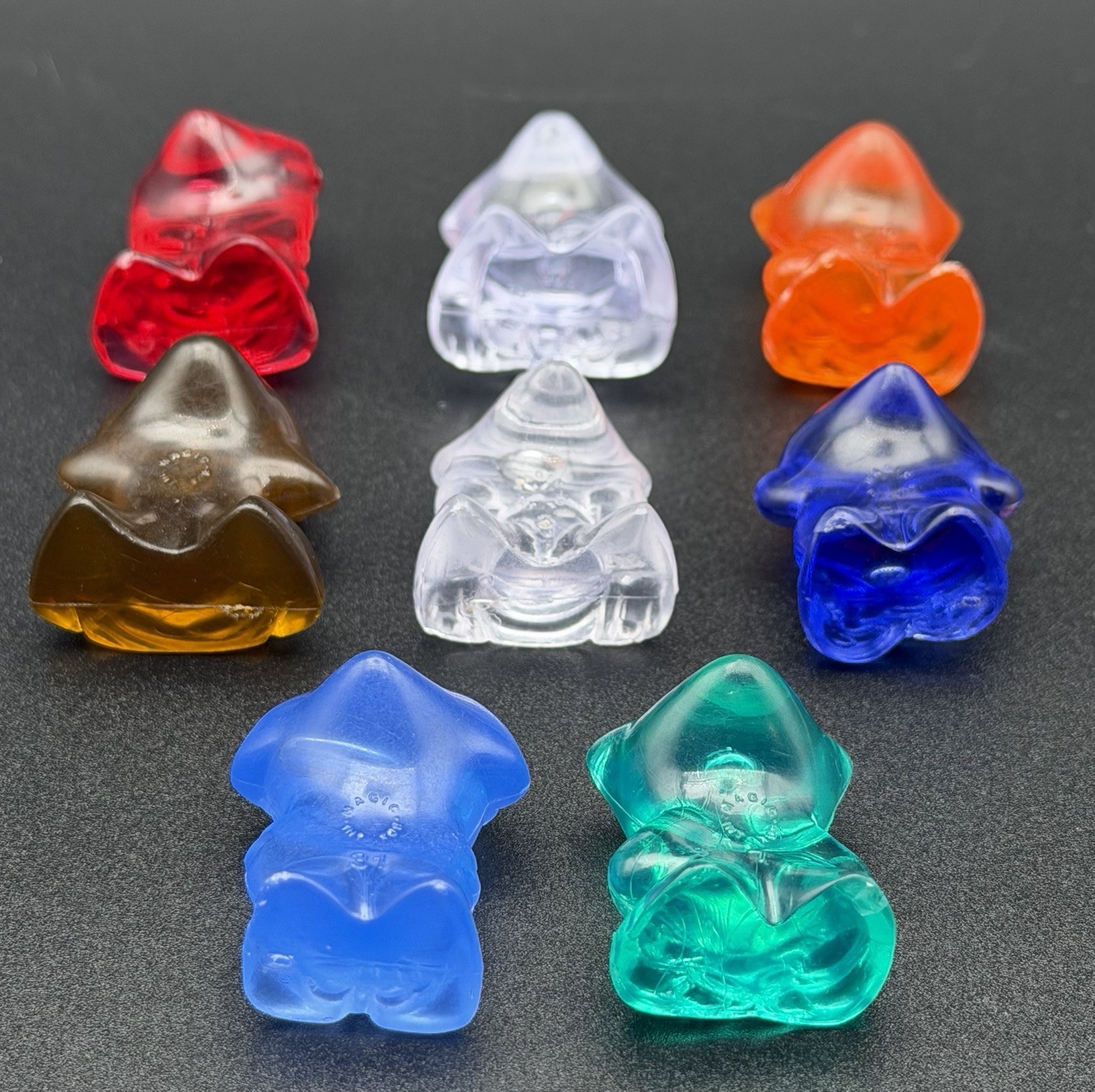 Lot 8 Jelly Classic Crazy Bones Aliens Europe Unpainted Damaged 1990s