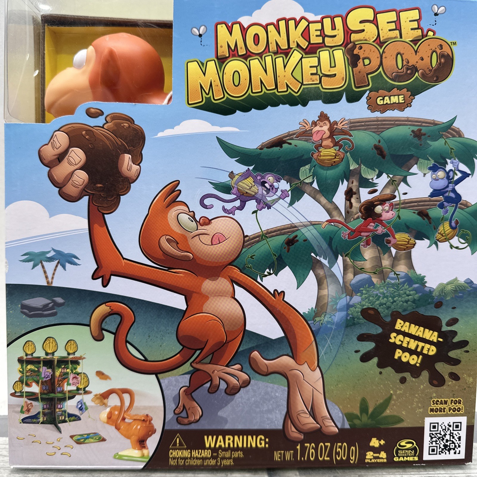 New! Monkey See, Monkey Poo Children’s Game Spin Master Games {85}