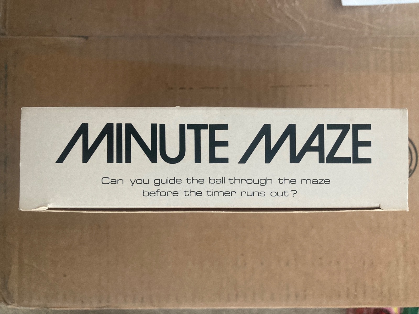 Vtg Mag-Nif: Minute Maze Brain Teaser With Marble Used w Box & Built in Timer