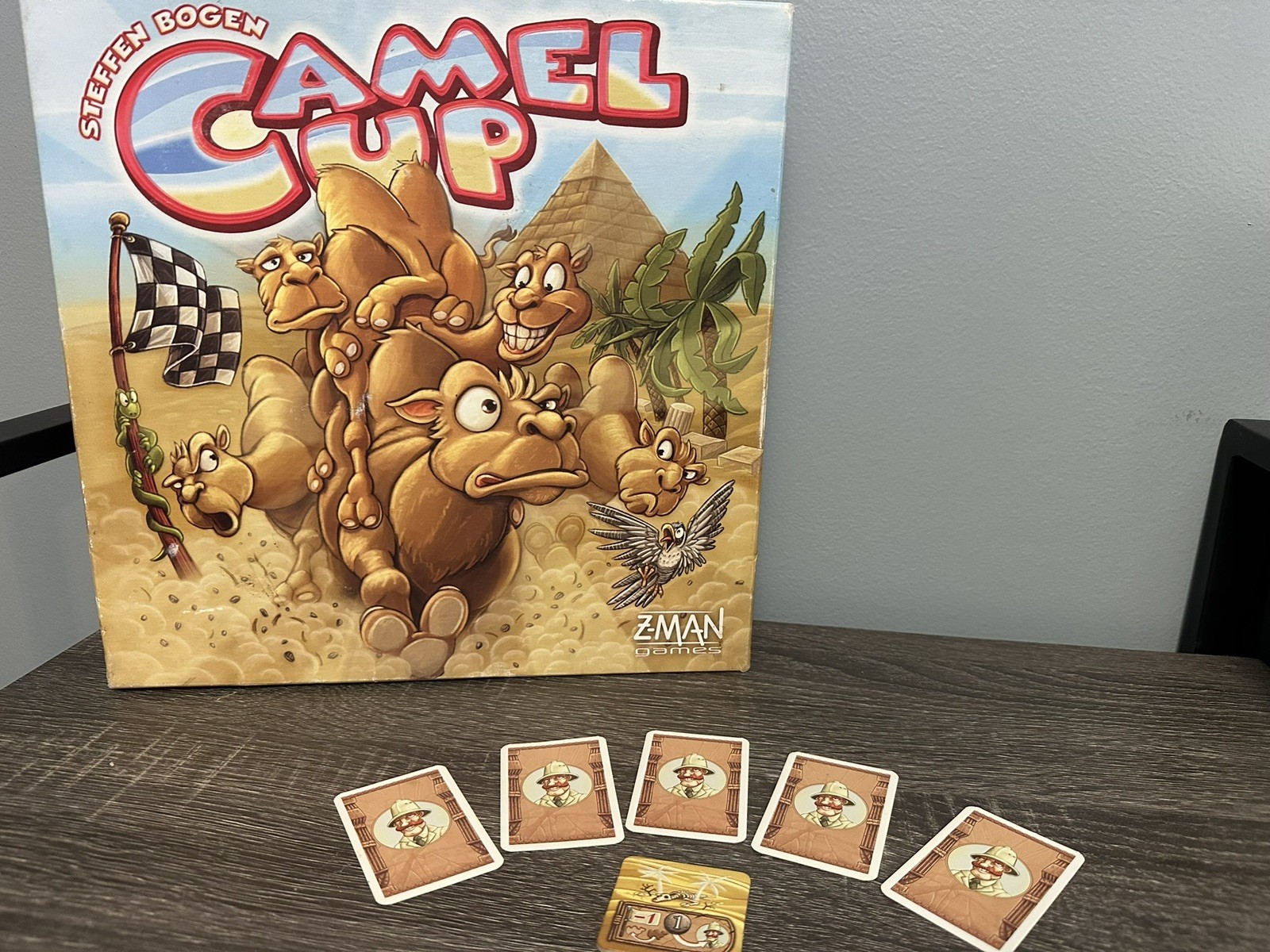 Camel Up Board Game First Edition Replacement Betting Card & Oasis/Desert Tile