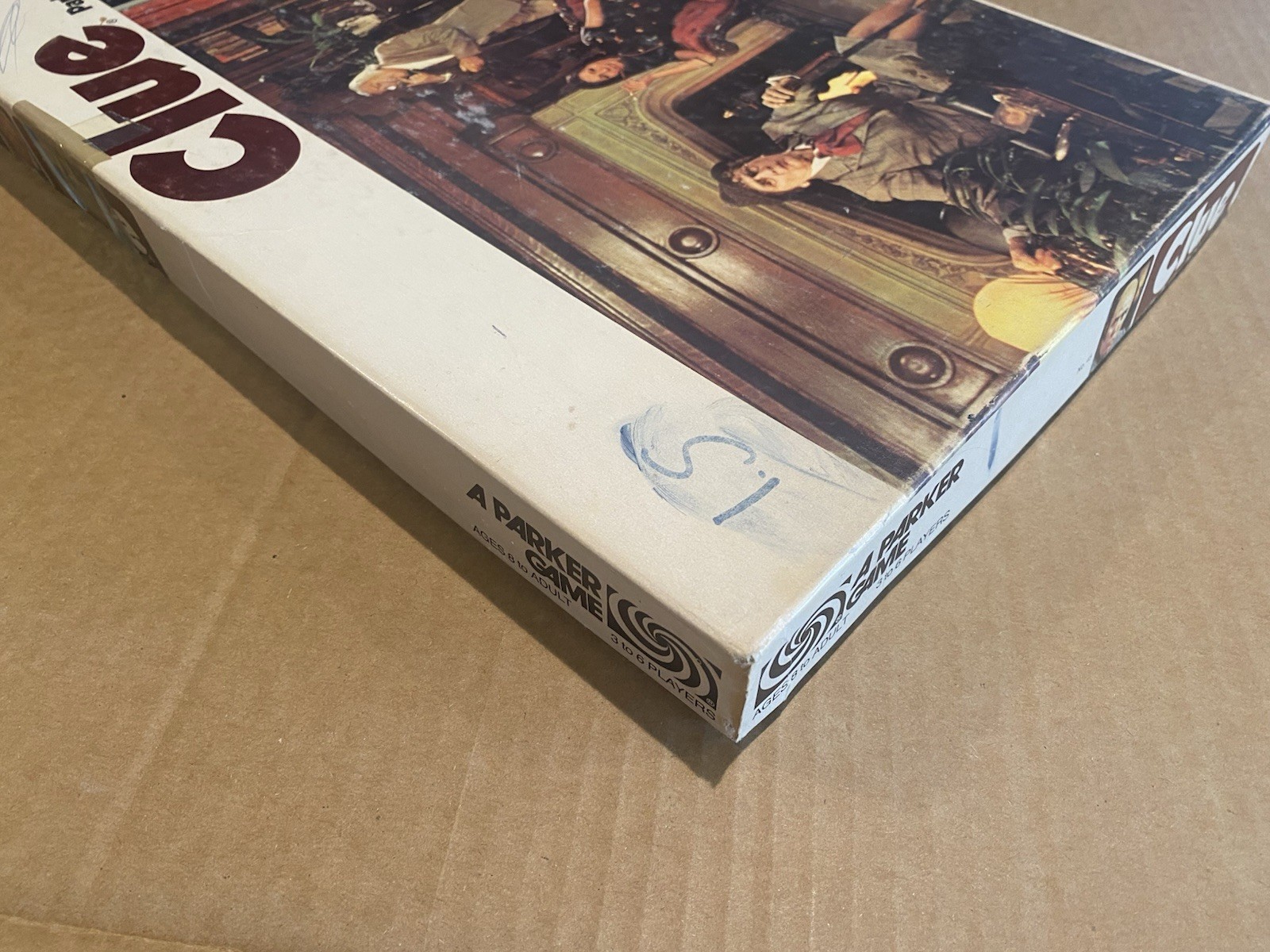 Vintage 1972 Clue Detective Board Game Complete Parker Brothers No. 45