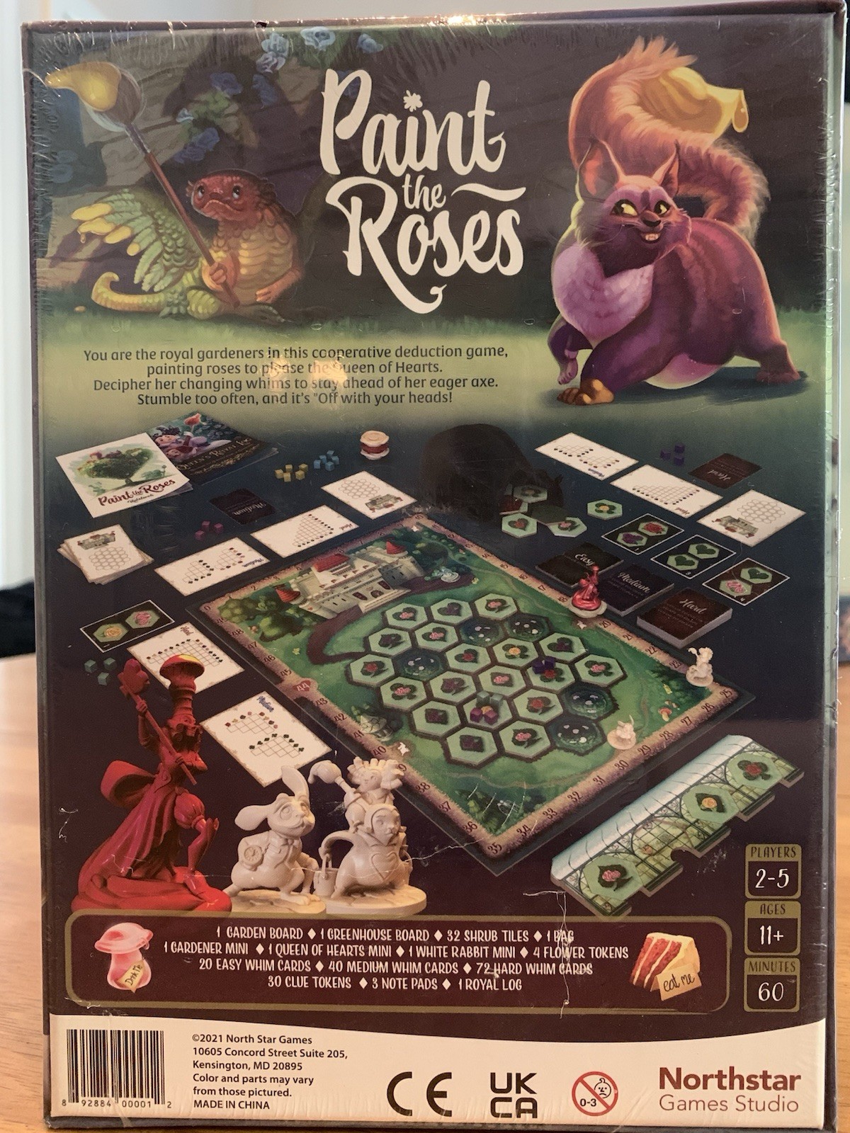 North Star Games Paint the Roses Cooperative Deduction Board Game 2-5 11+ 2021