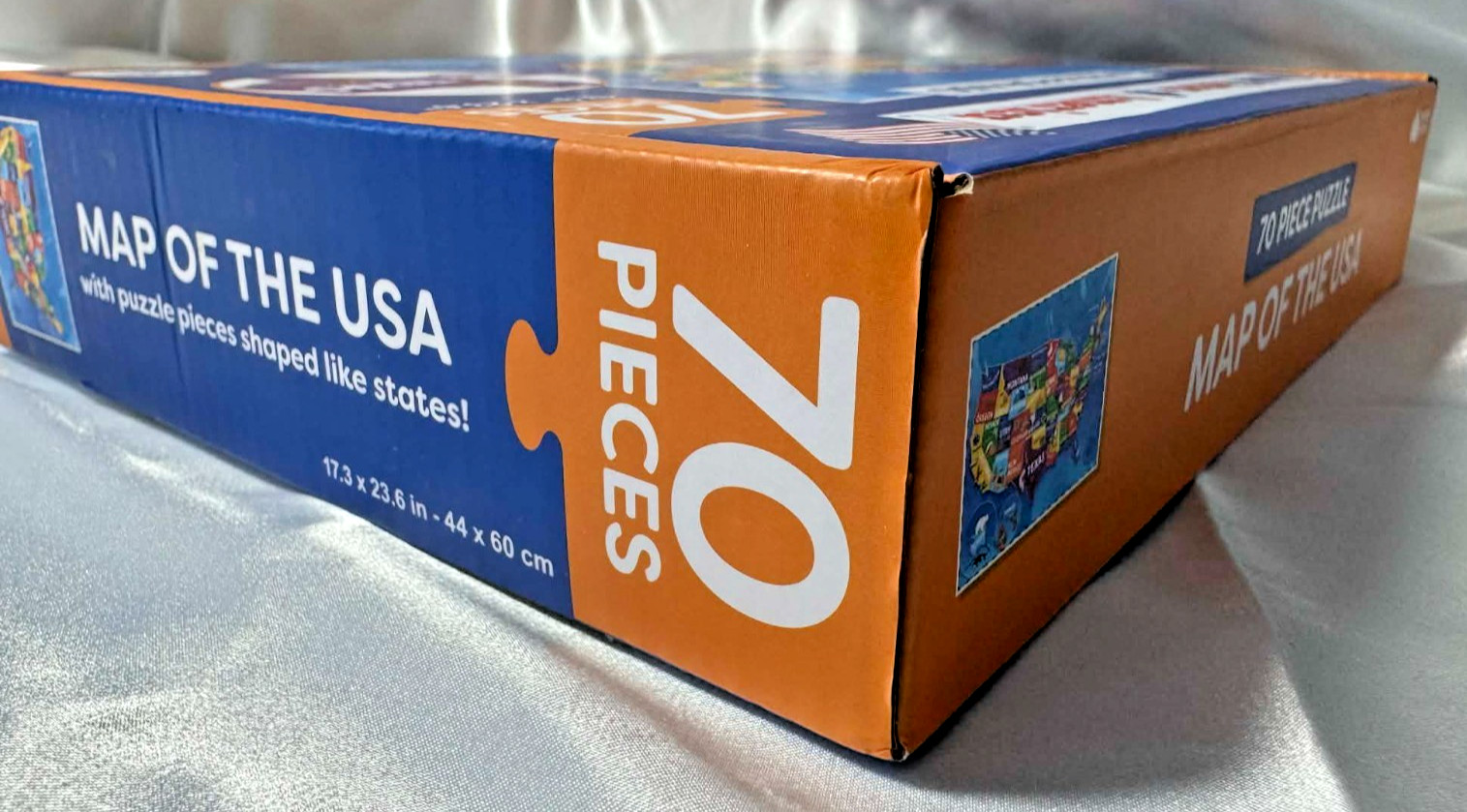 United States Puzzle for Kids 70 Piece State Shaped Puzzle Pieces 17.3″X23.6″