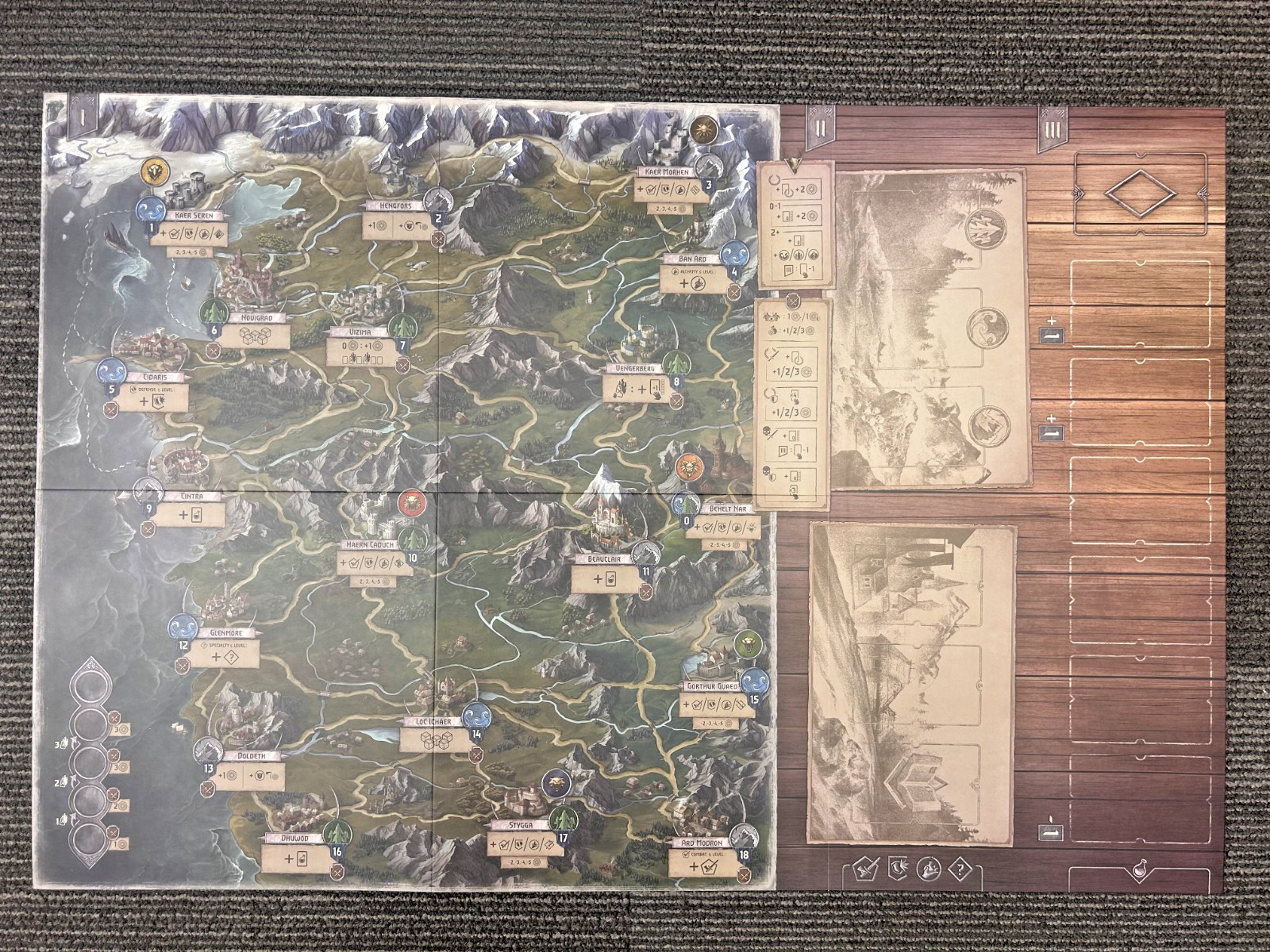 Go On Board – The Witcher Old World + Kickstarter Expansions + Mounted Eredin EX
