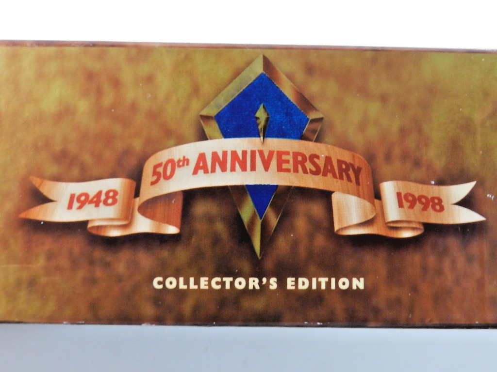 Scrabble 50th Anniversary Collectors Edition Crossword Board Game New
