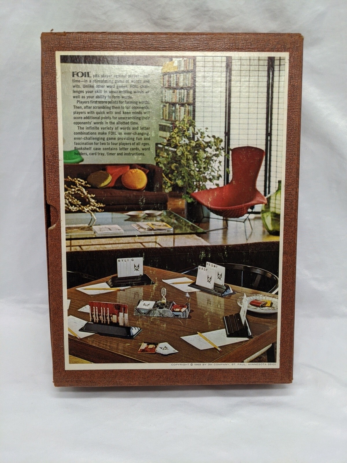 Foil Challenging Game Of Words And Wits 3M Bookshelf Games Board Game Complete