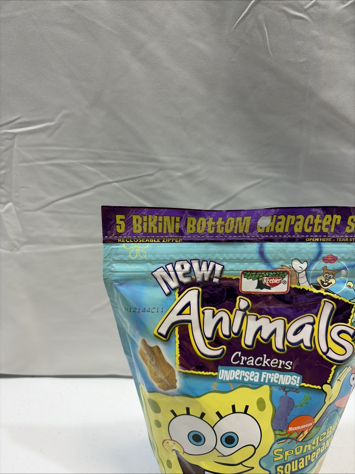 Spongebob Squarepants Animal Crackers Sealed Bag Extremely Rare Wow Nickelodeon