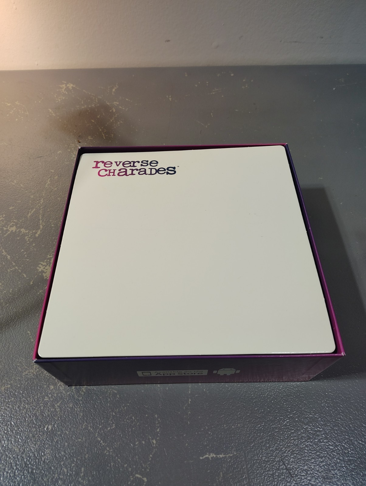 The Orginal Reverse Charades Knyxx Brand Party Game Purple Box