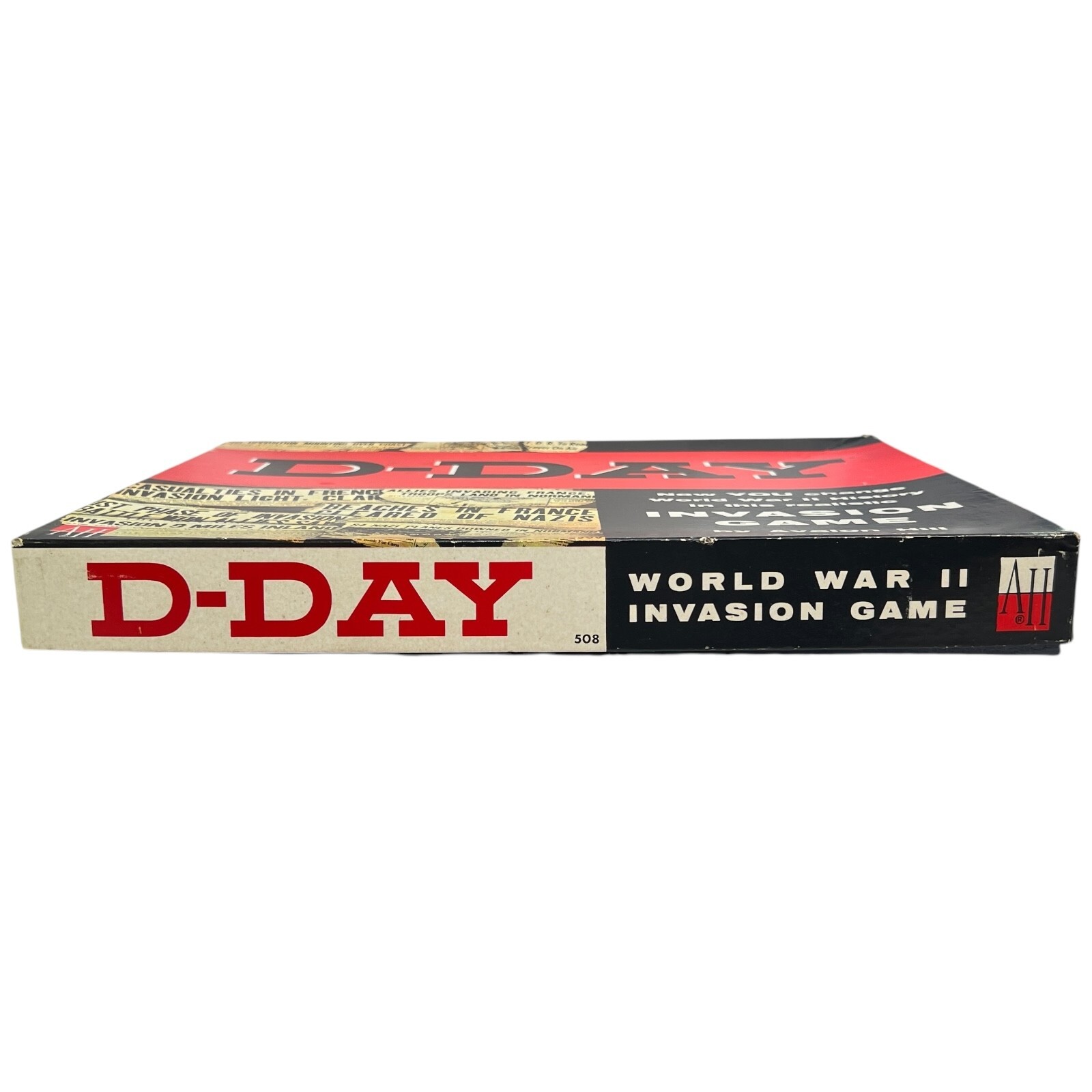 Vintage 1965 Avalon Hill D-Day World War II Invasion Board Game Role Play 508