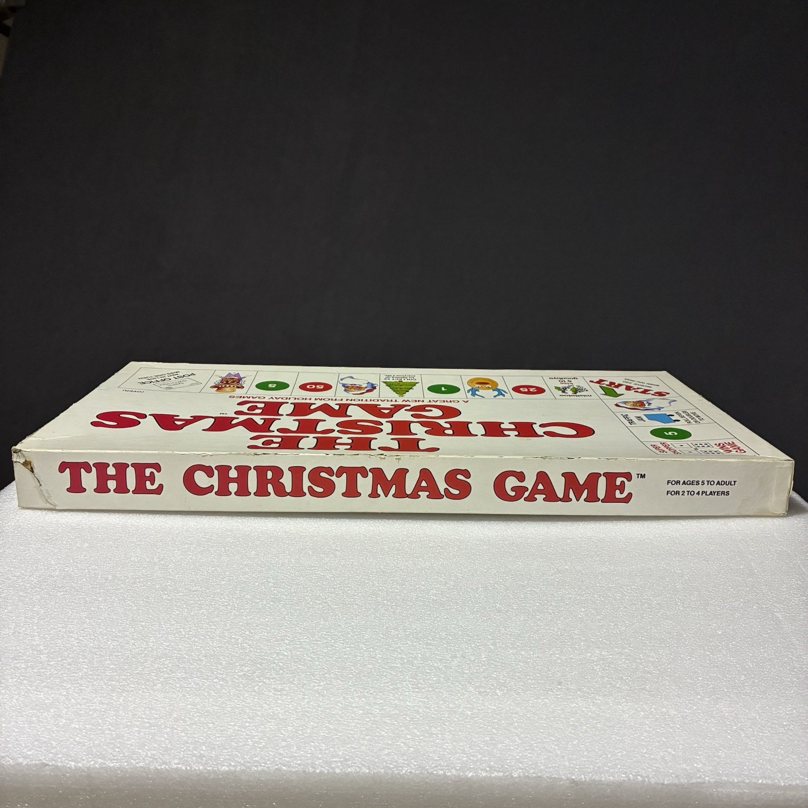 The Christmas Game Vintage Board Game Holiday Games 1980 Rare Good Condition