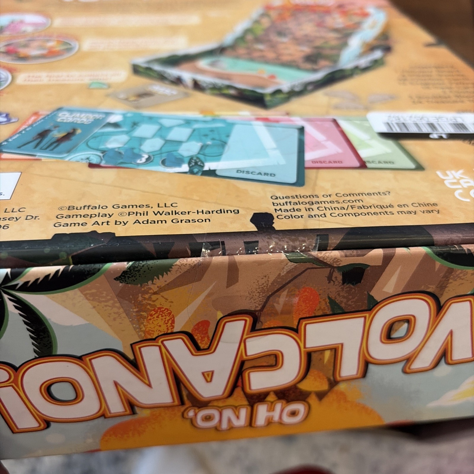 Buffalo Games Boardgame Oh No, Volcano Ages 7+ 2-4 Players Family Fun NEW Sealed