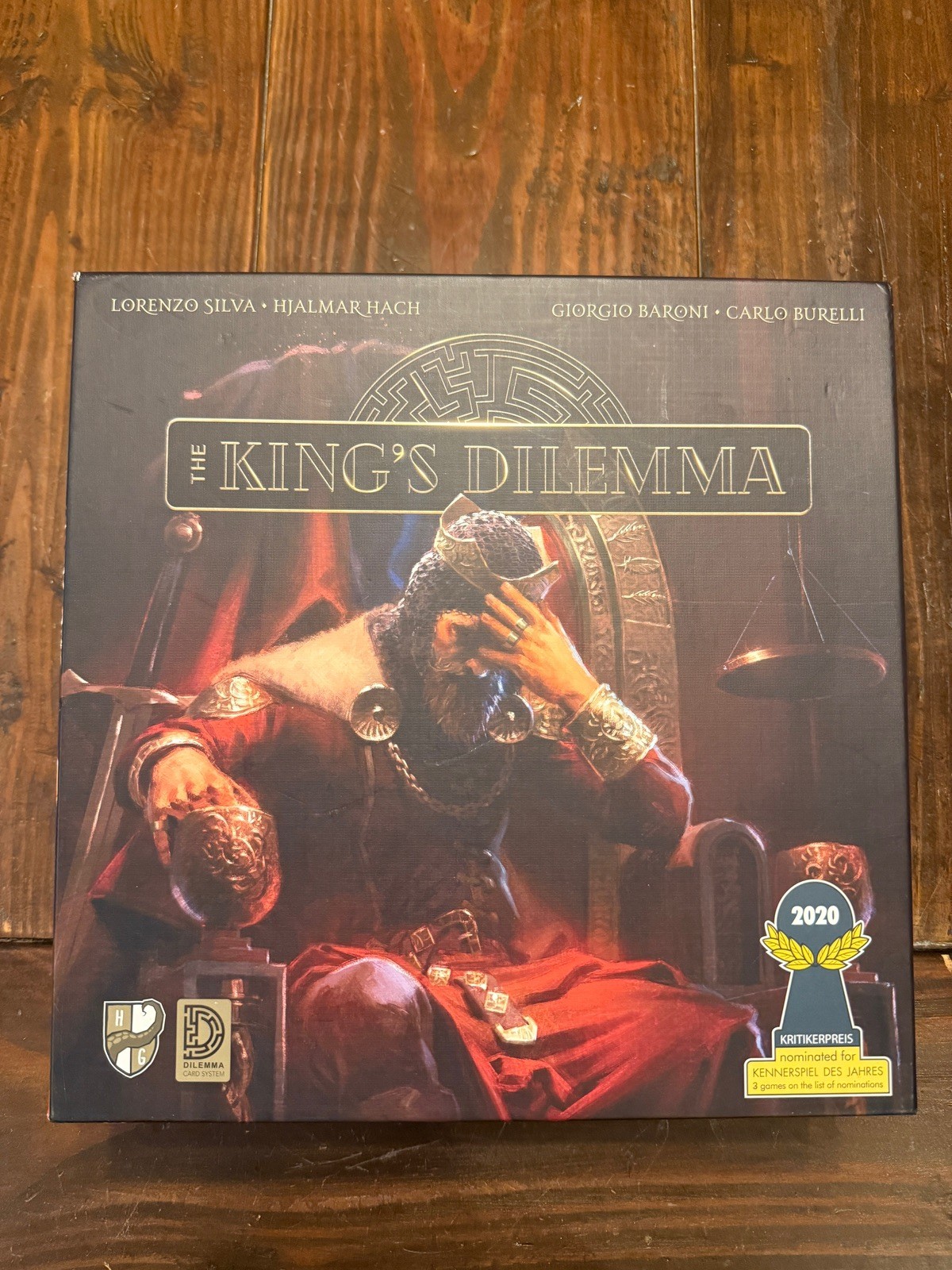 The Kings Dilemma Board Game Horrible Guild 2019