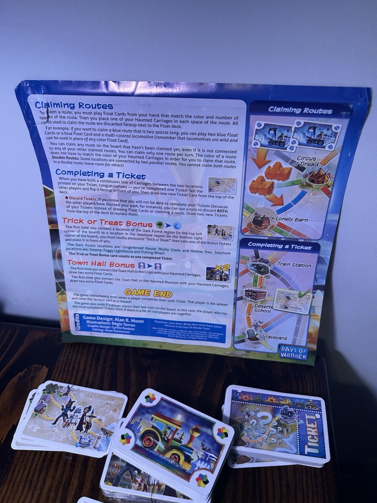 Ticket To Ride Ghost Train – Days Of Wonder – Alan R Moon READ