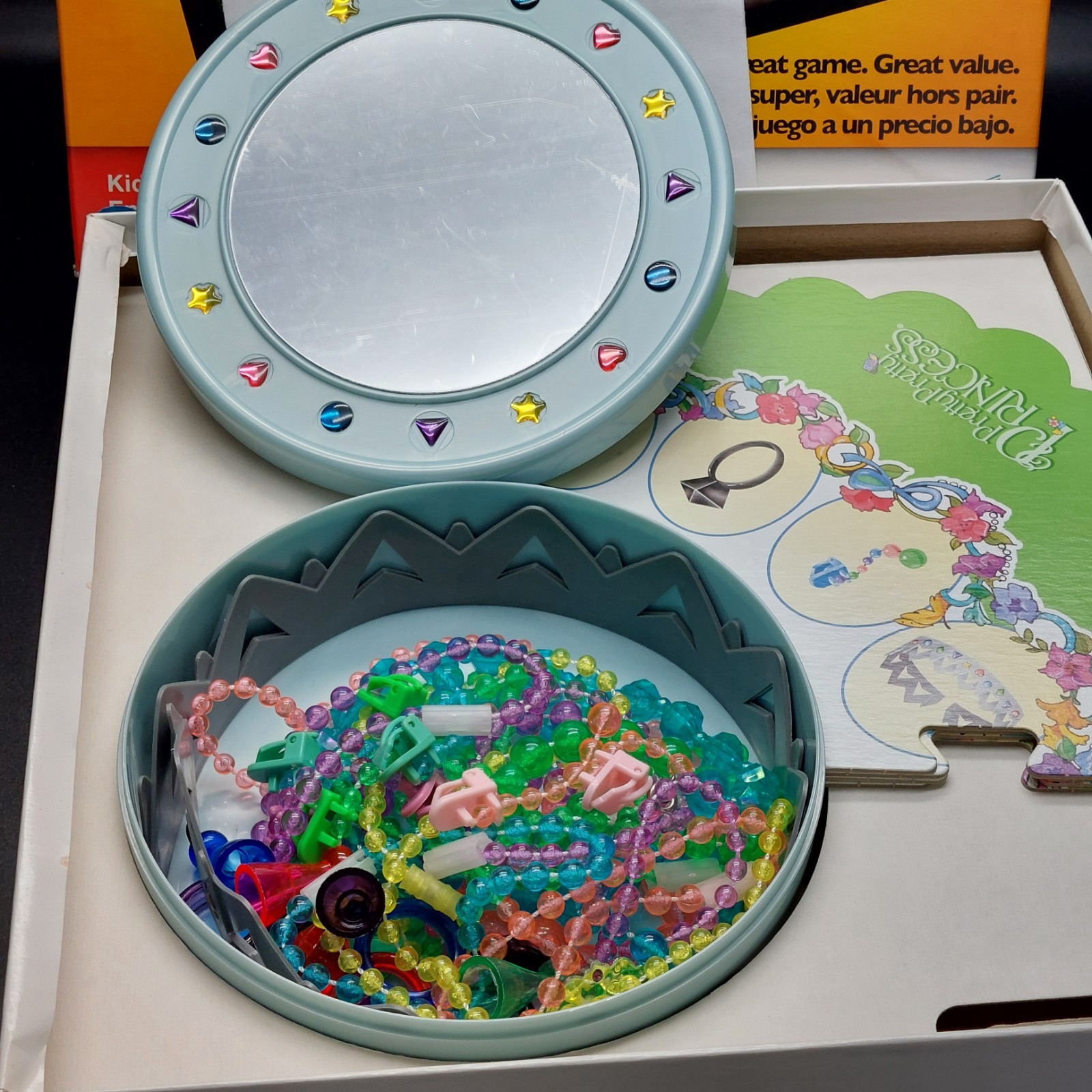 PRETTY PRETTY PRINCESS 2009 Jewelry Dress Up Board Game Complete!!!!!! EUC Cute