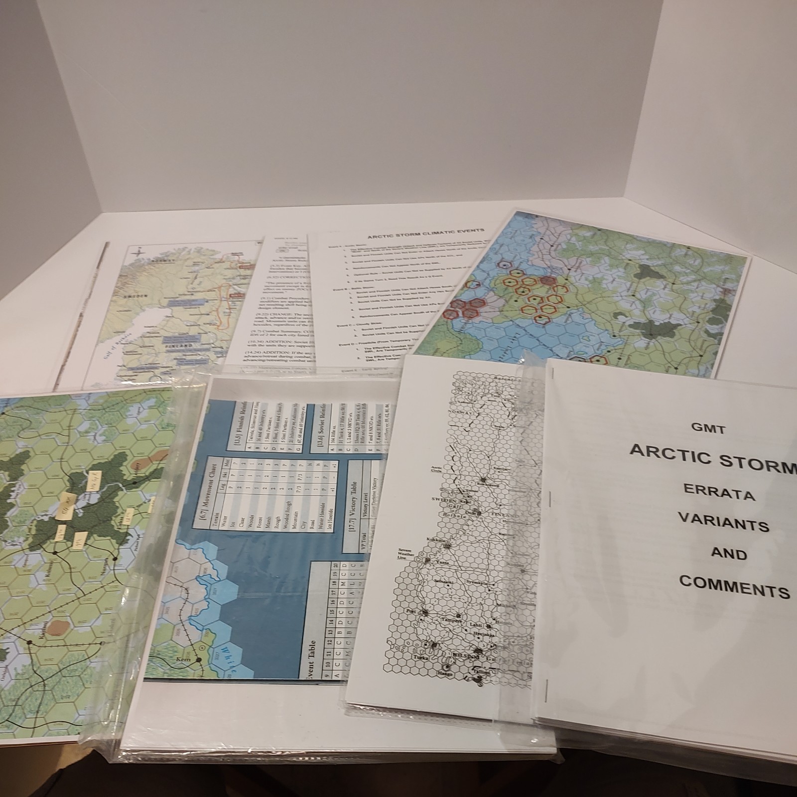 GMT WWII Arctic Storm Russo-Finnish Winter War PUNCHED W/ ERRATA