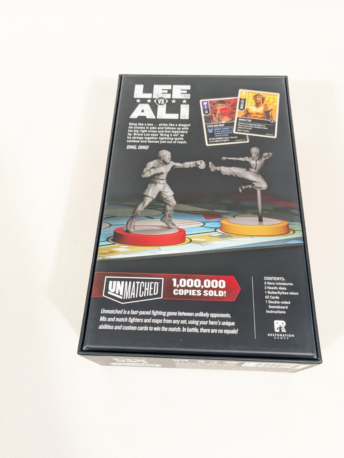 Unmatched Lee vs Ali Box Only + Insert No Parts Just Box Great Art!