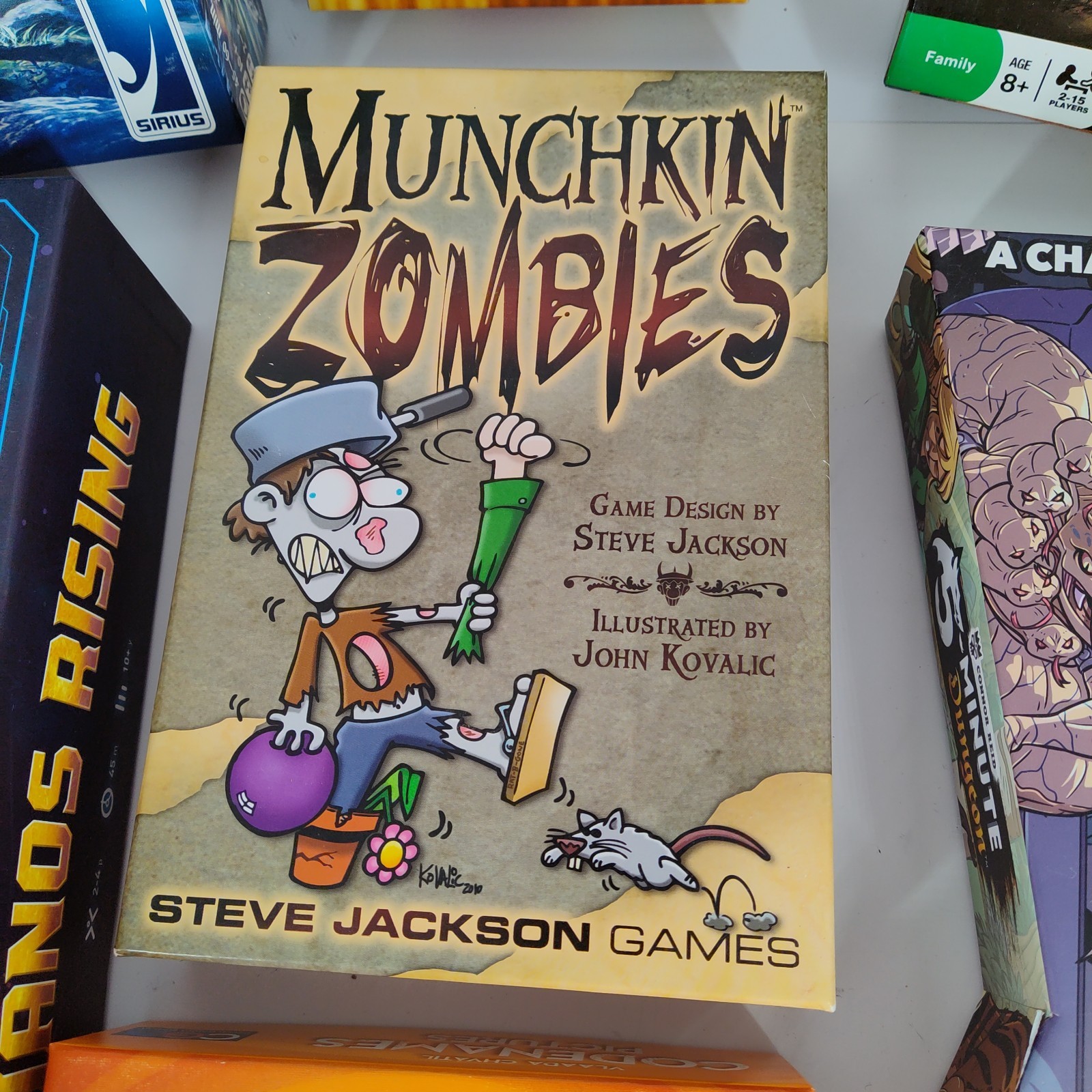 8X Board Game Lot Munchkin Zombies Thano Rising Bang Hobbit Borderlands Dungeon