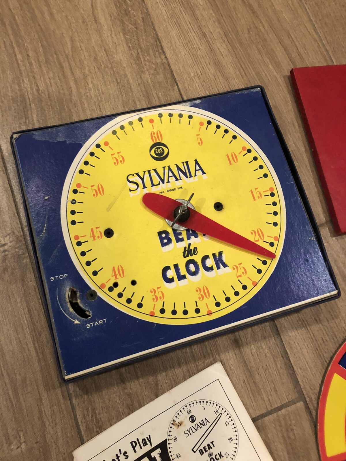 1954 CBS Beat the Clock TV Game Show Lowell Toy Corp Replacement Pieces – Clock