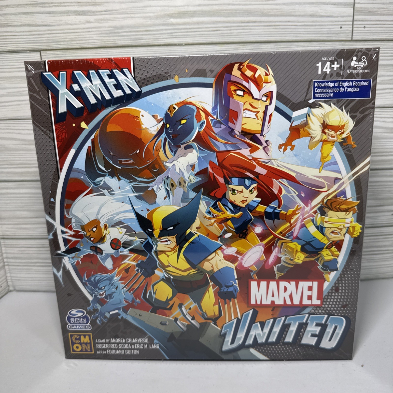 Marvel United “ X-MEN “ Board Game, 1-5 Players, Ages 14 + New/Sealed Free Ship!