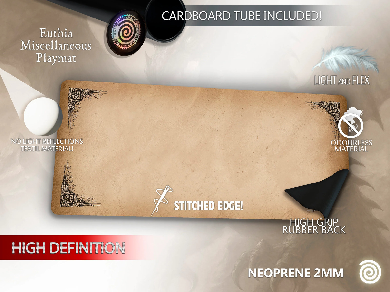 Playmat Euthia Style D and D Playmat and Desk