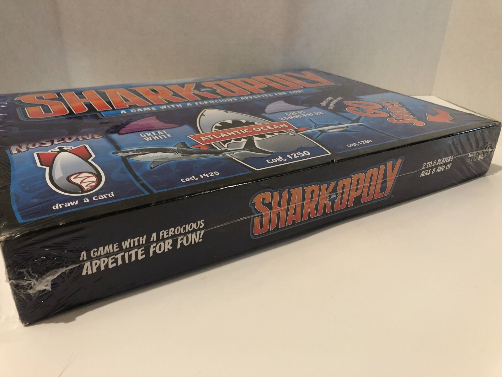 Shark Opoly Board Game (Shark Version Monopoly), New and Sealed