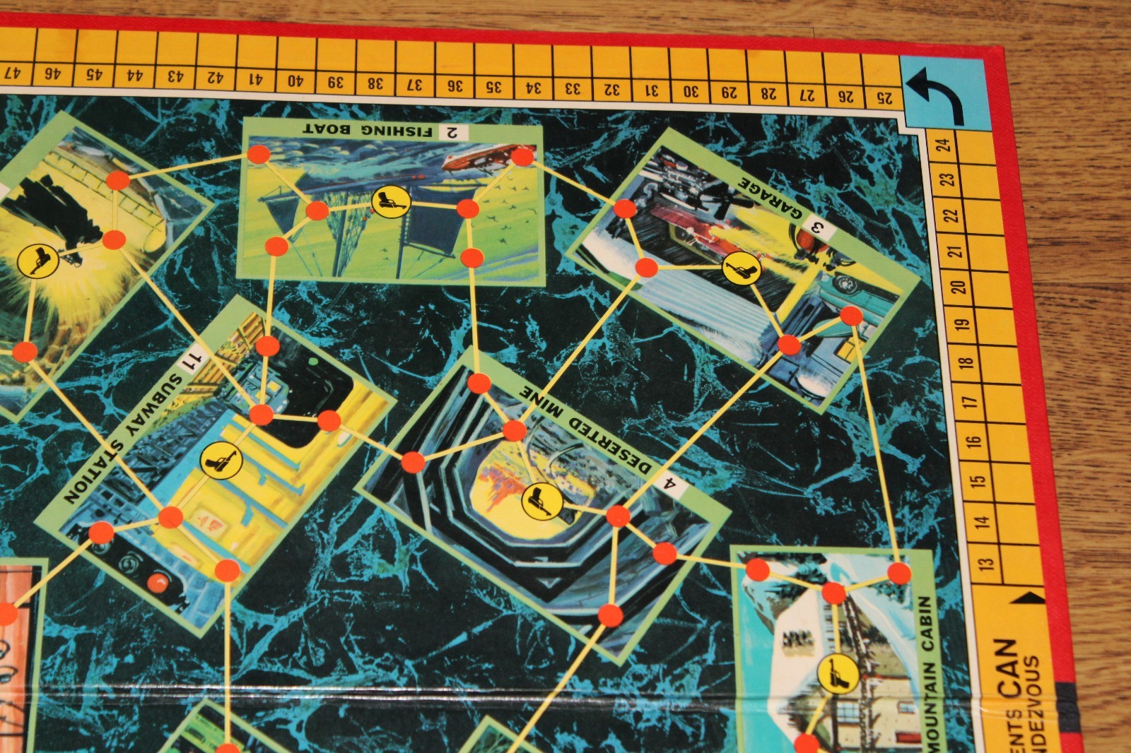 James Bond Secret Agent 007 Board Game 1964 Milton Bradley Incomplete For Parts