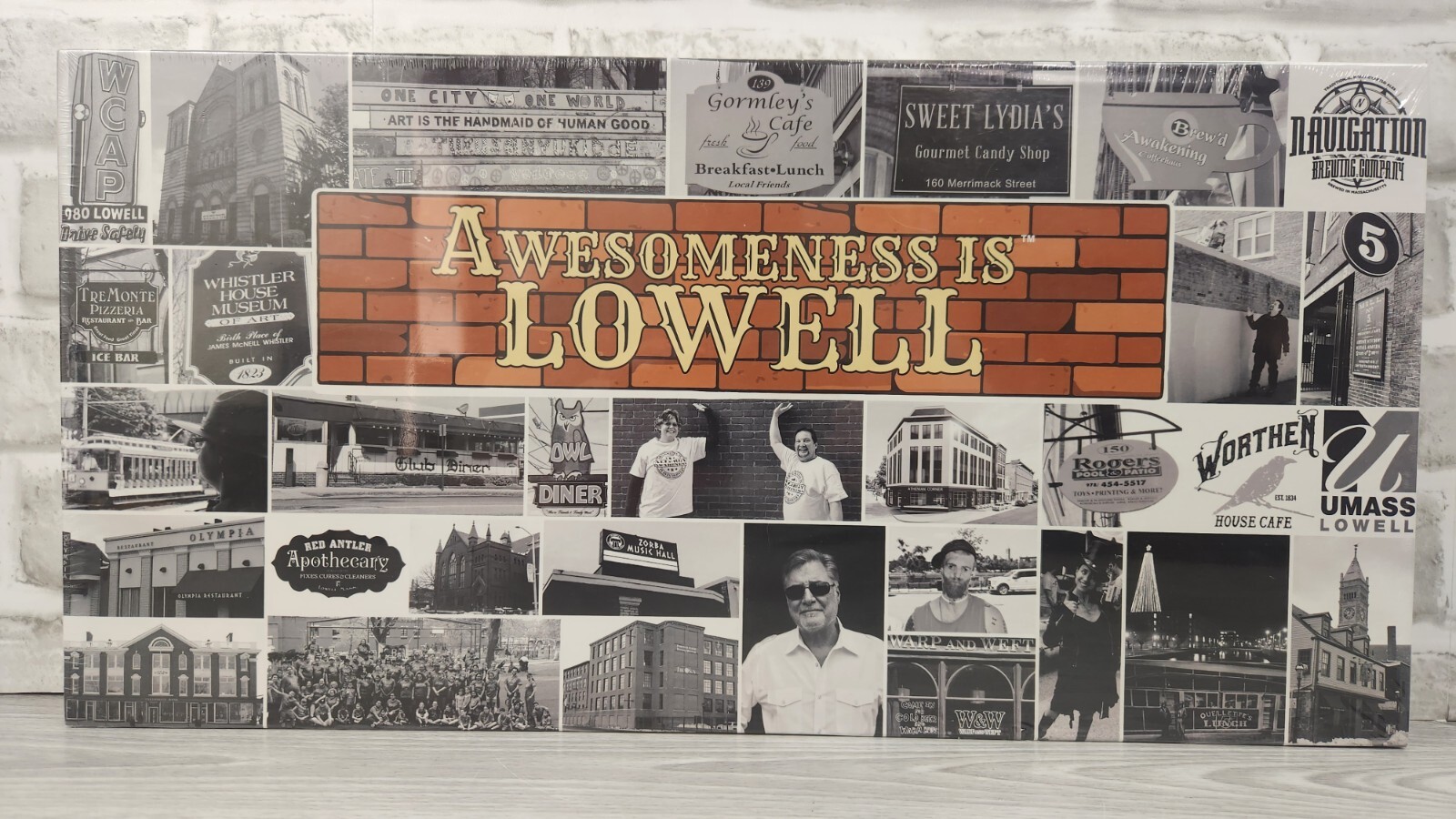 Awesomeness is Lowell Massachusetts Commemorative Board Game NEW 2018 Sealed