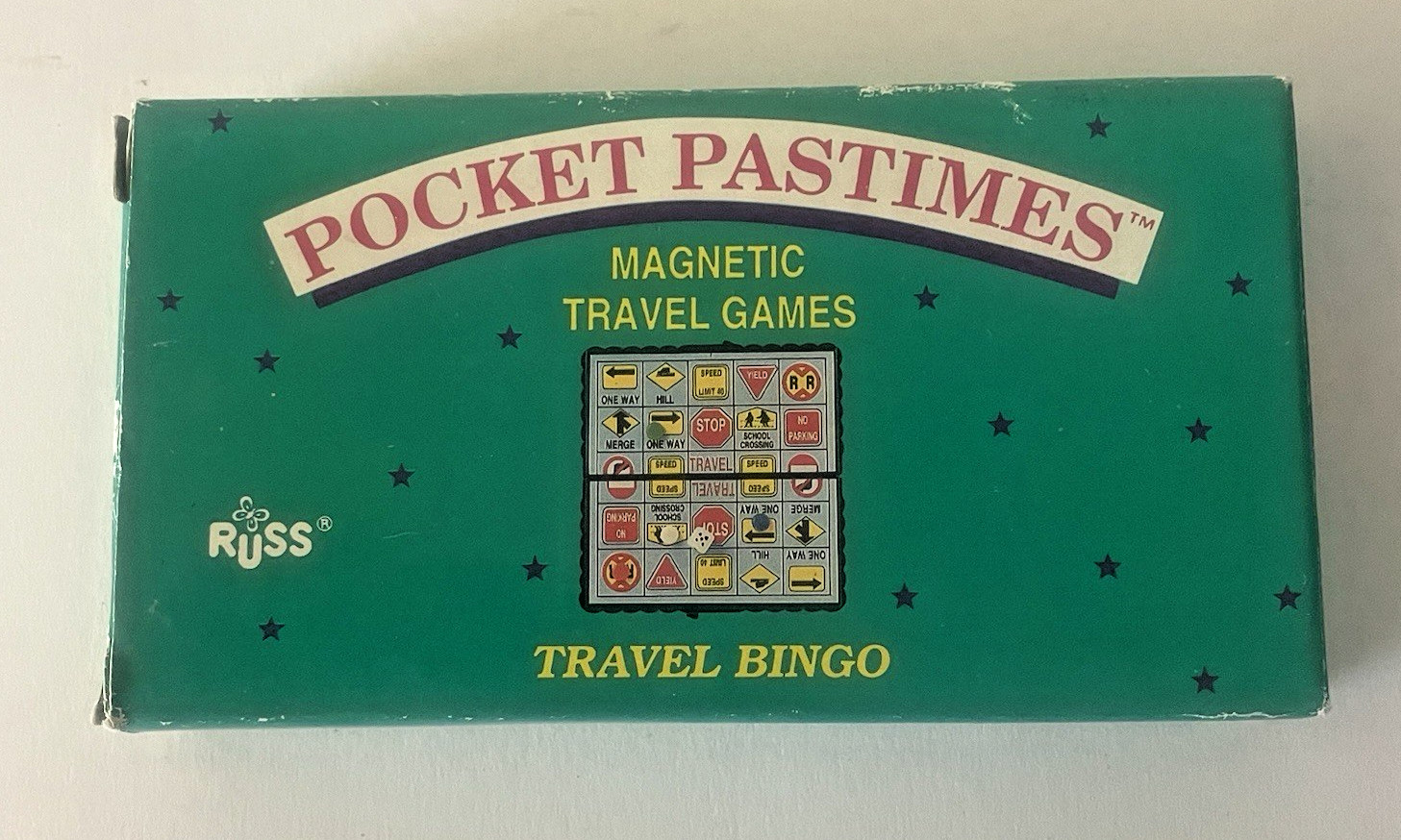 RUSS POCKET PASTIMES Magnet Travel Games 80’s Bingo Racing Space Chinese Checker