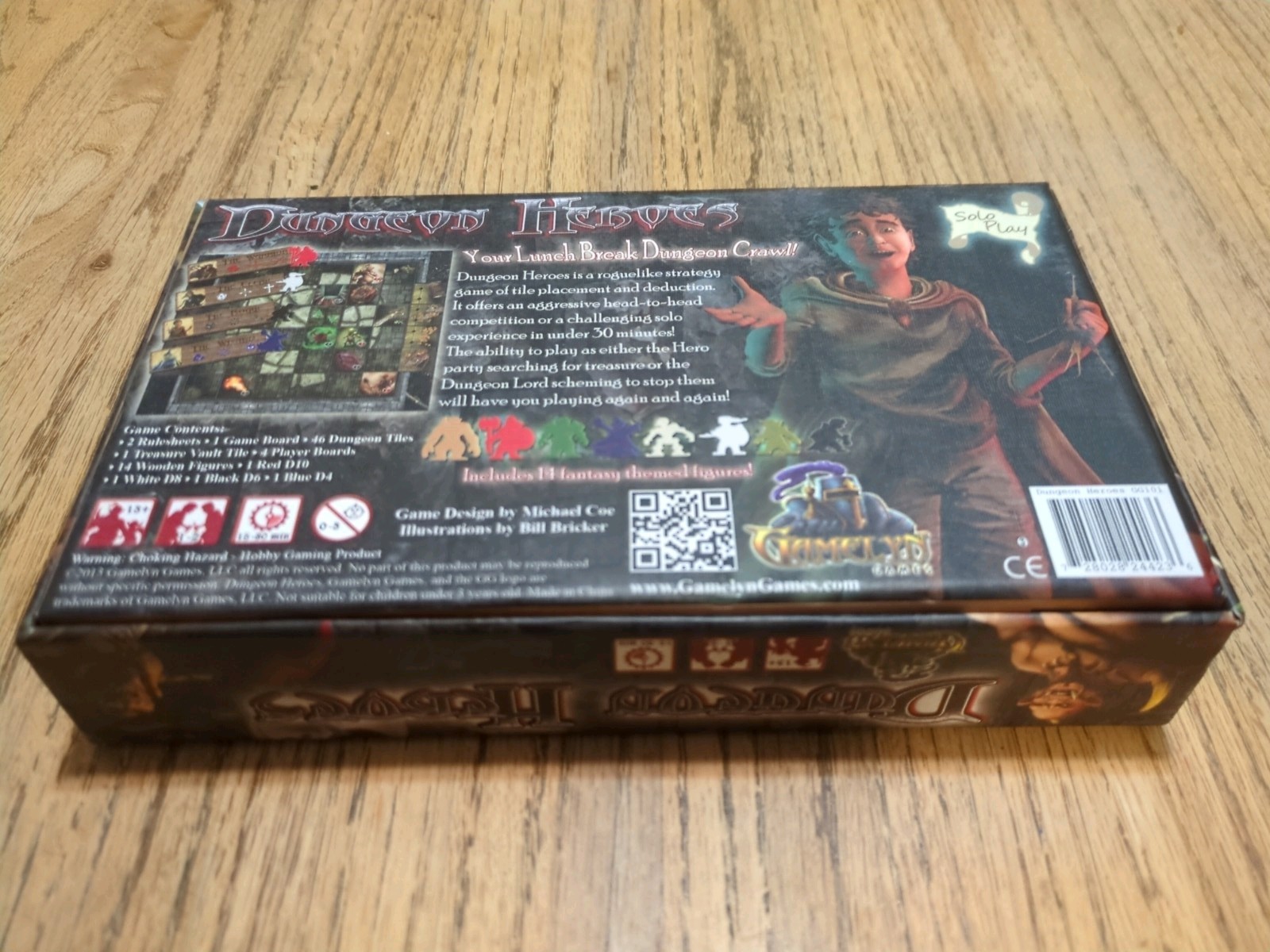 Dungeon Heroes With Damsel Expansion Pack Gamelyn Games Open Box Complete NM