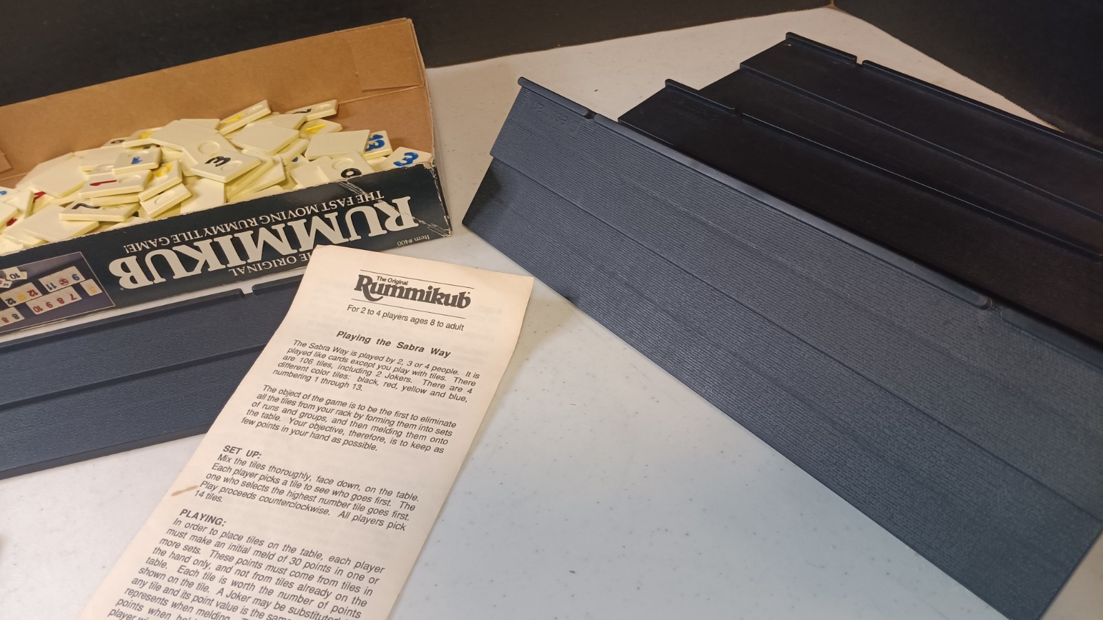 The Original Rummikub – Pressman 1990 Edition – – Free Shipping!