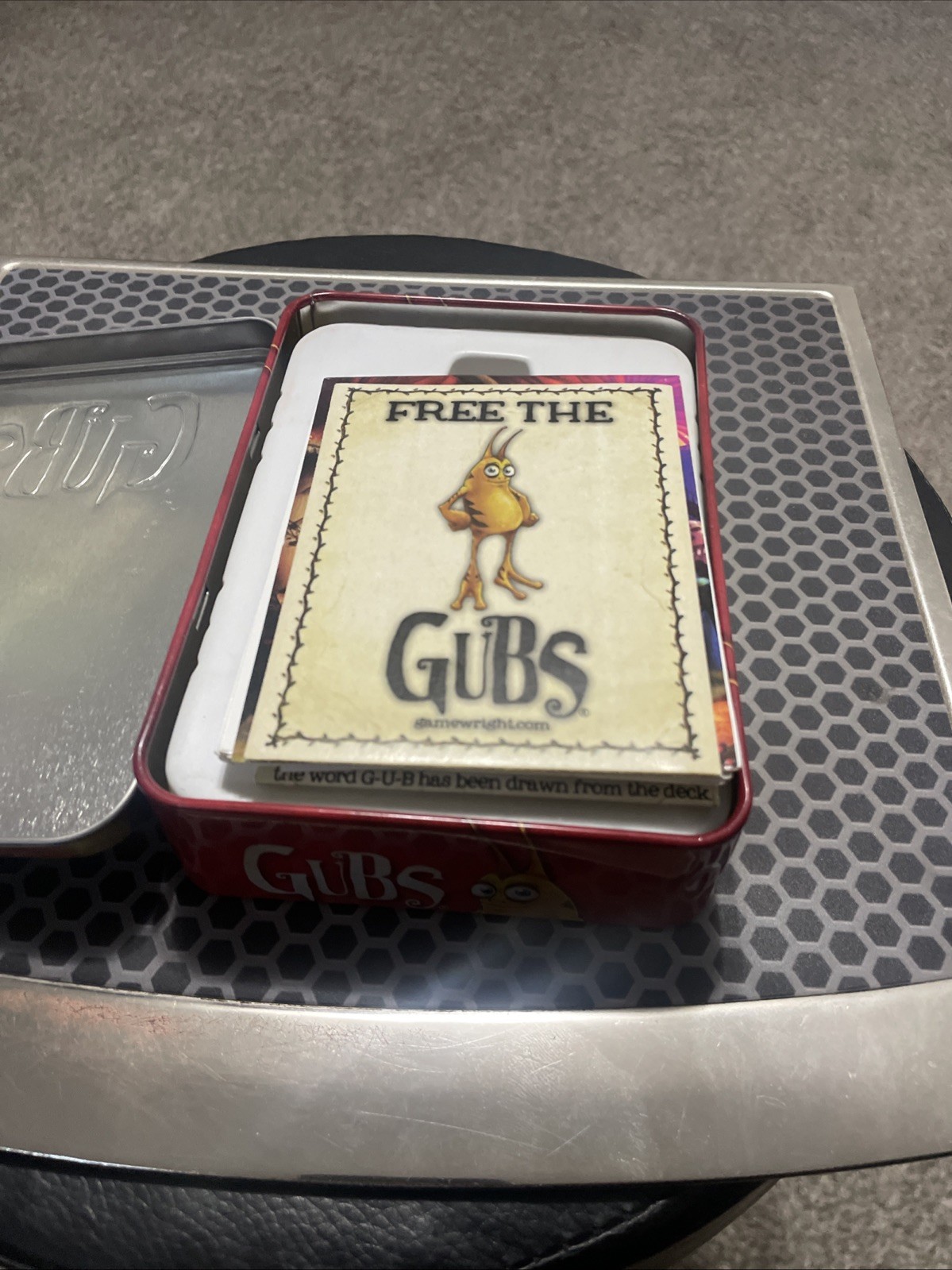 Gamewright: GUBS A Game of Wit and Luck (complete with tin case and sticker)