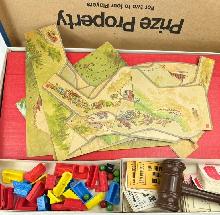 Vintage 1974 Prize Property Board Game Milton Bradley With Instructions