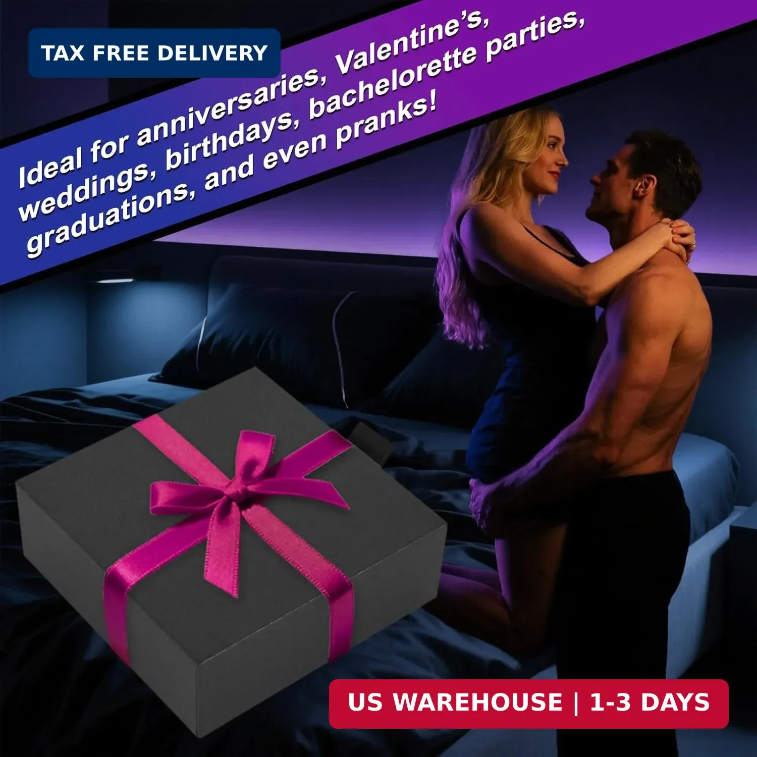 Romantic Naughty Dice Set for Adults Games, Date Night Dice Couples Gift, Fun Ni