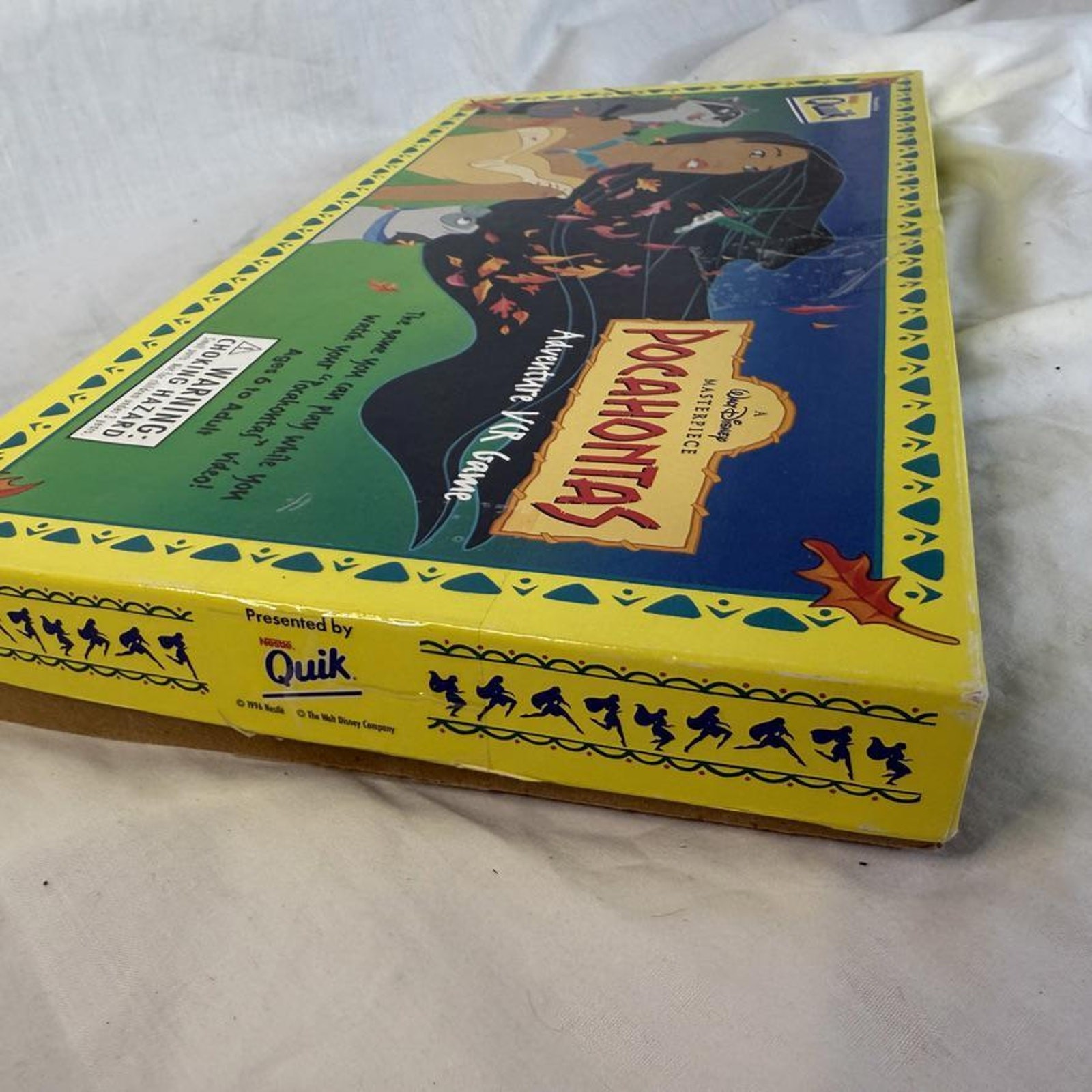 1996 Promo Disney’s Pocahontas Adventure VCR Board Game- Nestle Quik