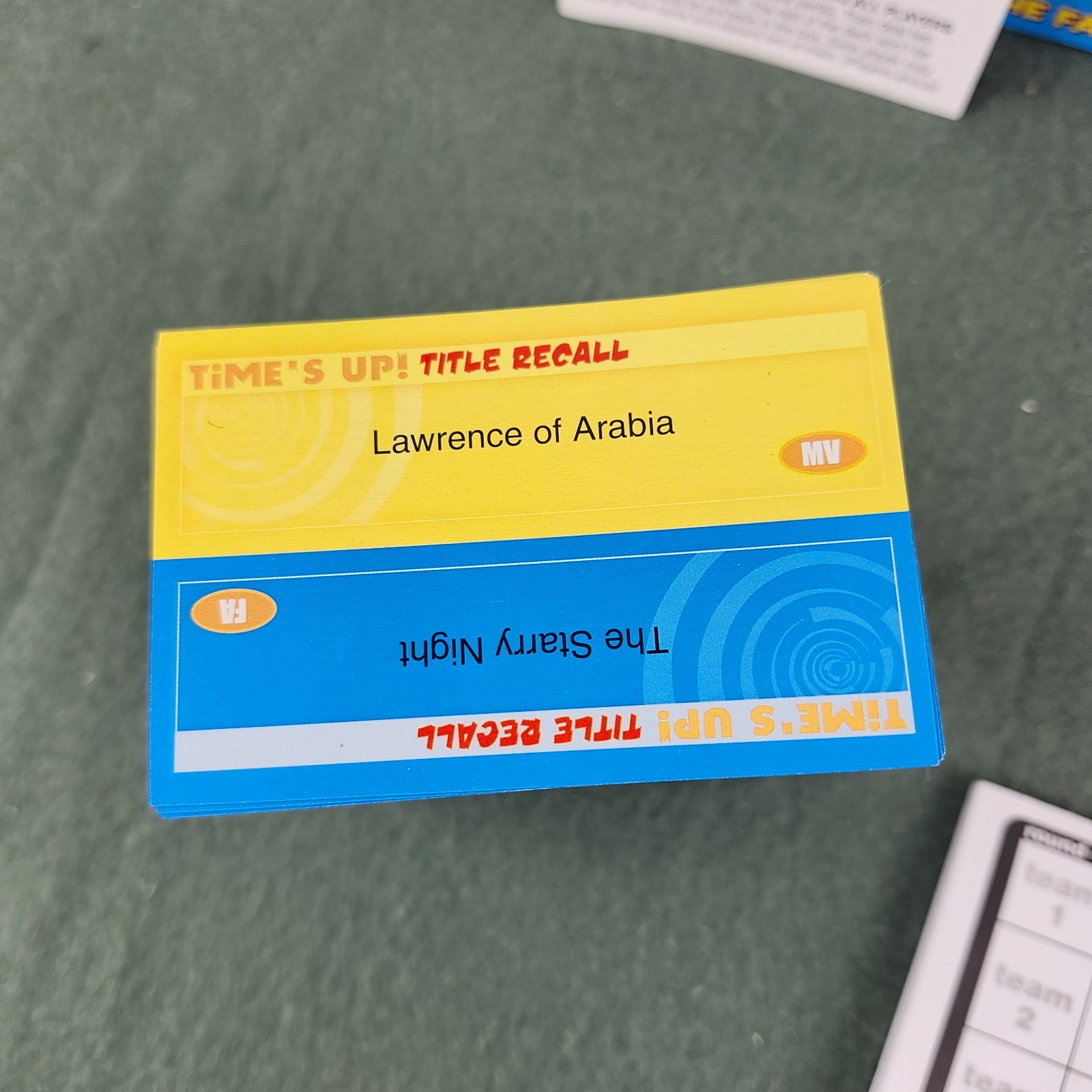Time’s Up! Title Recall Party Game 4+ Players Ages 12+ R&R Games 2009