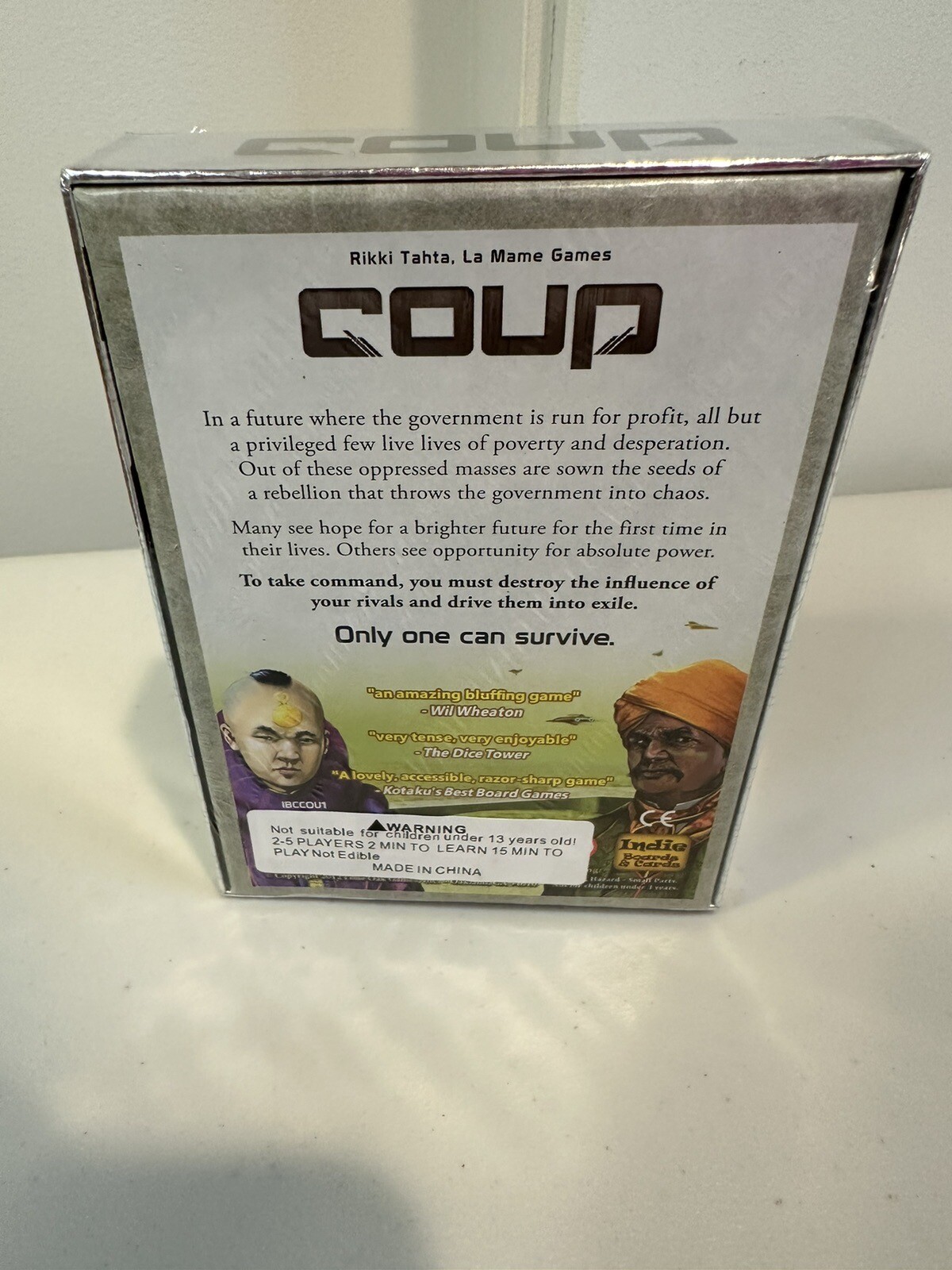 Coup The Dystopian Universe Card Game – COU1IBC Sealed