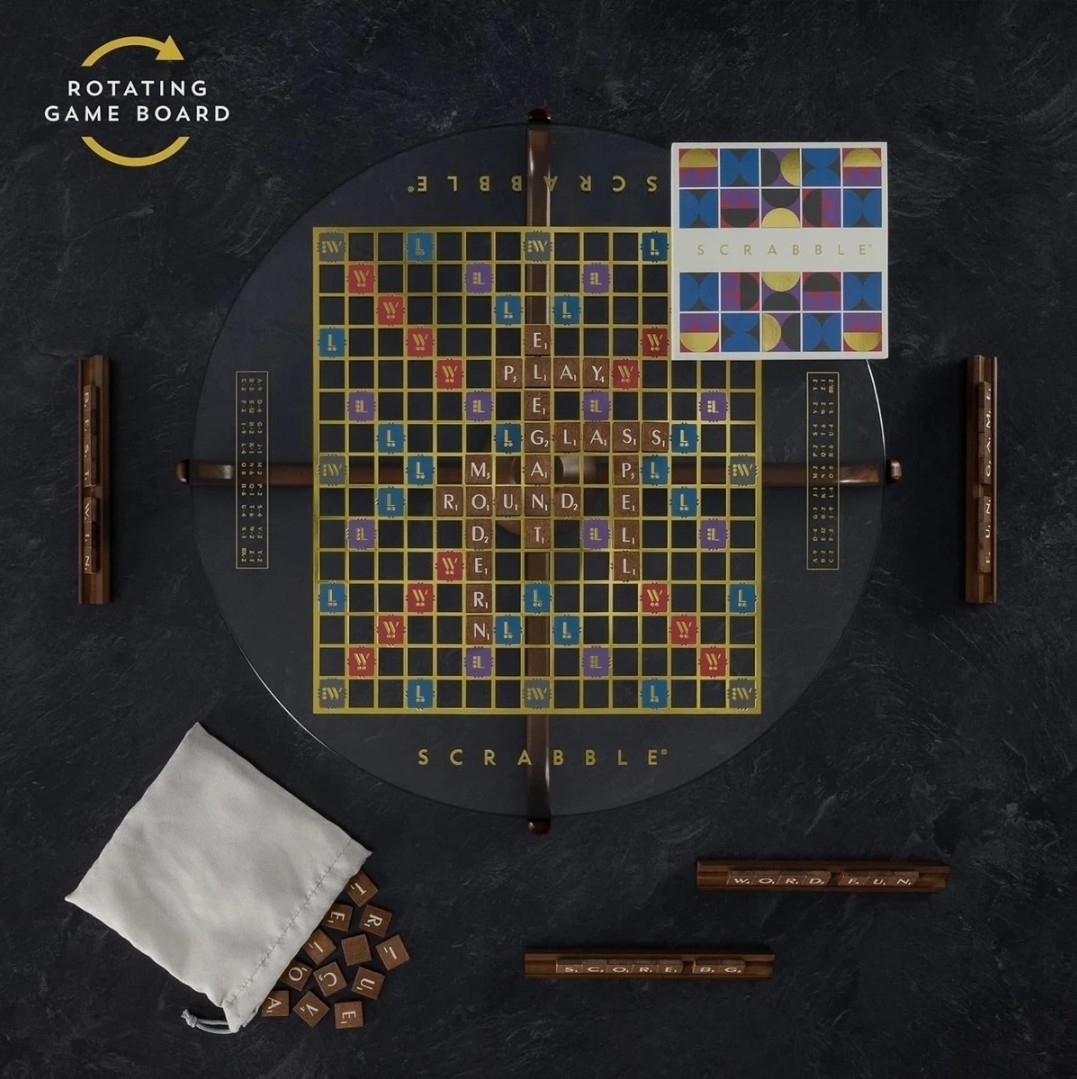 WS Game Company Scrabble Prisma Glass Edition