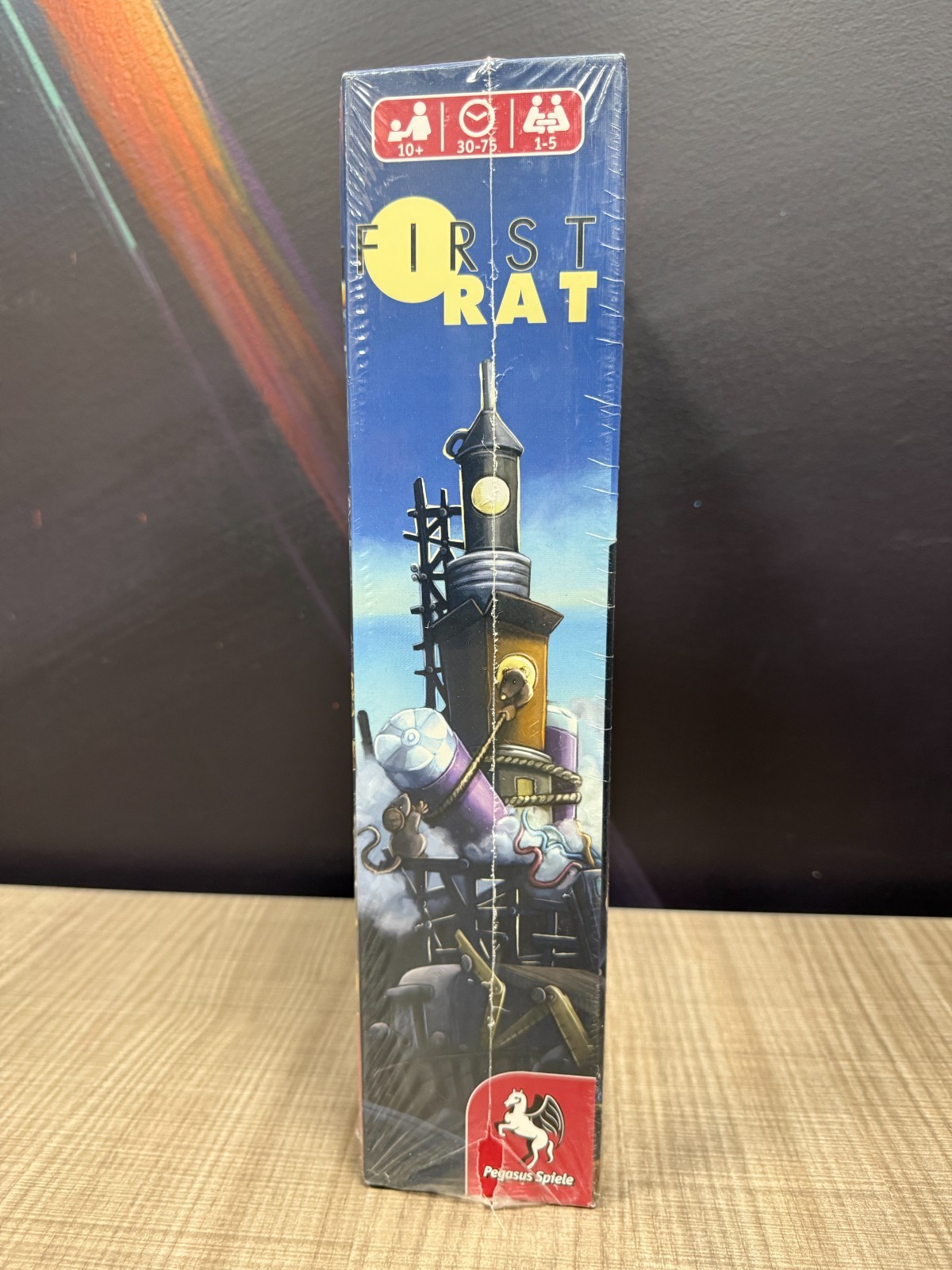 *BRAND NEW IN SHRINK WRAP, FREE US SHIPPING* First Rat board game