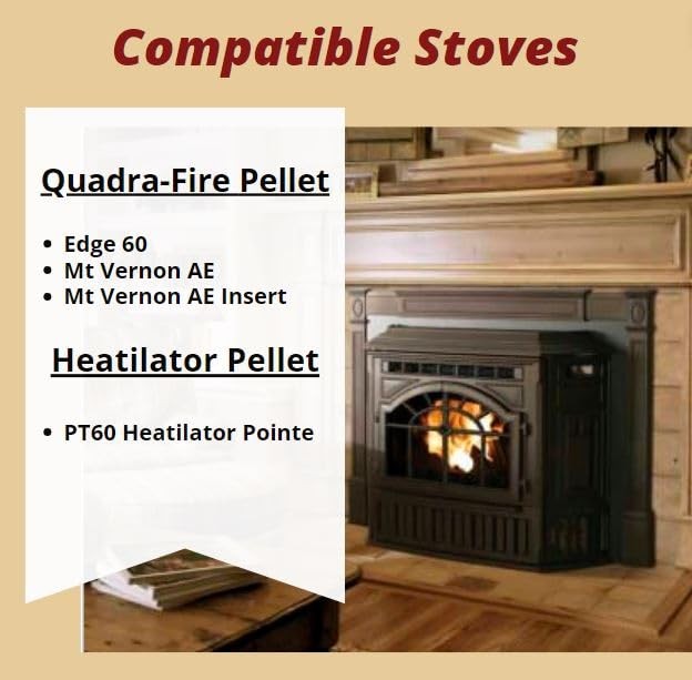 Quadrafire Thermocouple K for the Mt Vernon AE Freestanding & Insert, Edge…