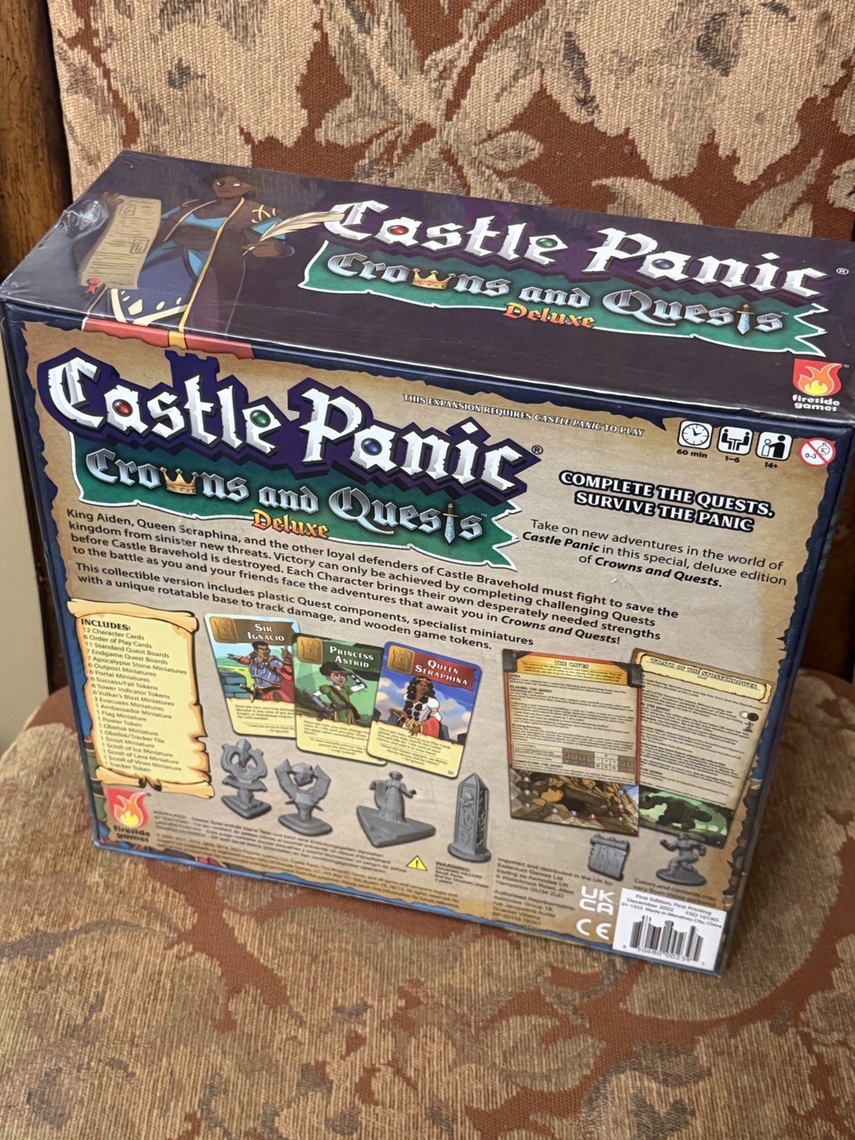 Fireside Board Game Castle Panic – Crowns and Quests Expansion (D Box SW (New)