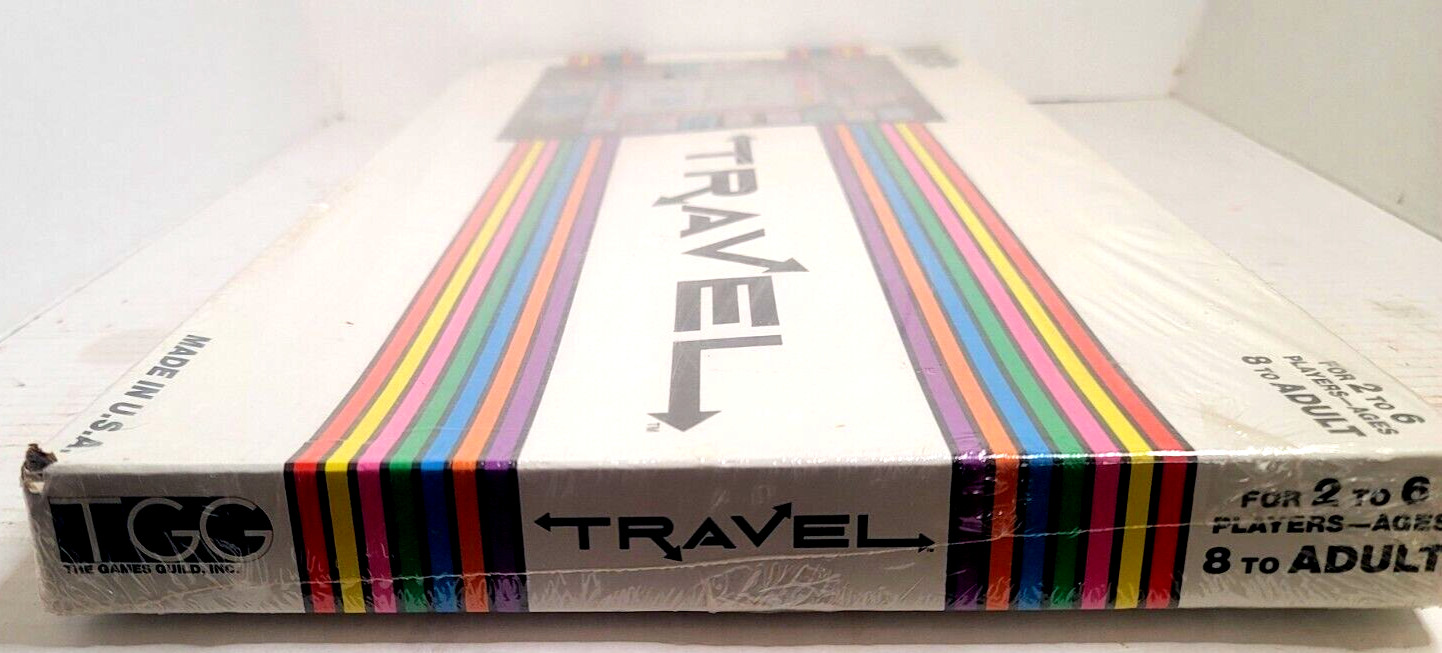 Vintage 1984 TGG The Games Guild Inc TRAVEL Board Game New Sealed Fast Shipping