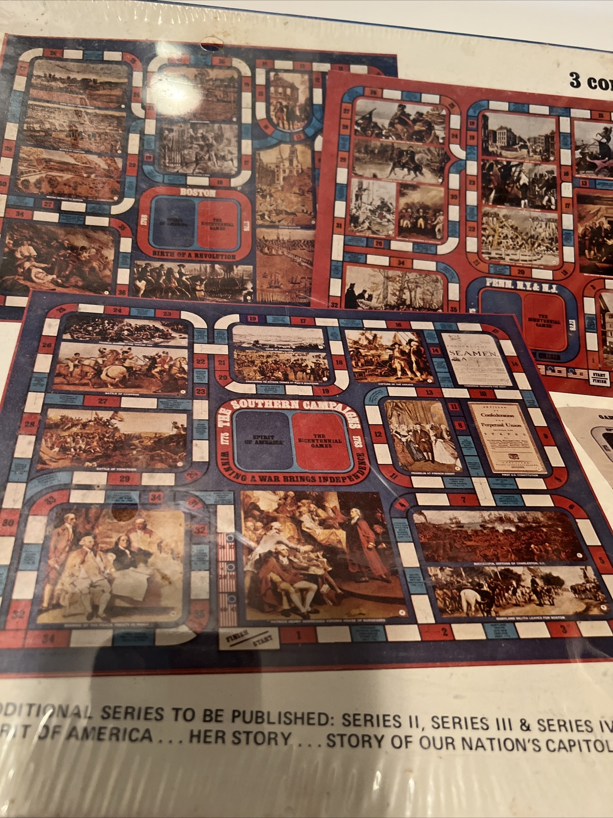 Coach House Boardgame Bicentennial Games Box In Plastic Wrap Vintage