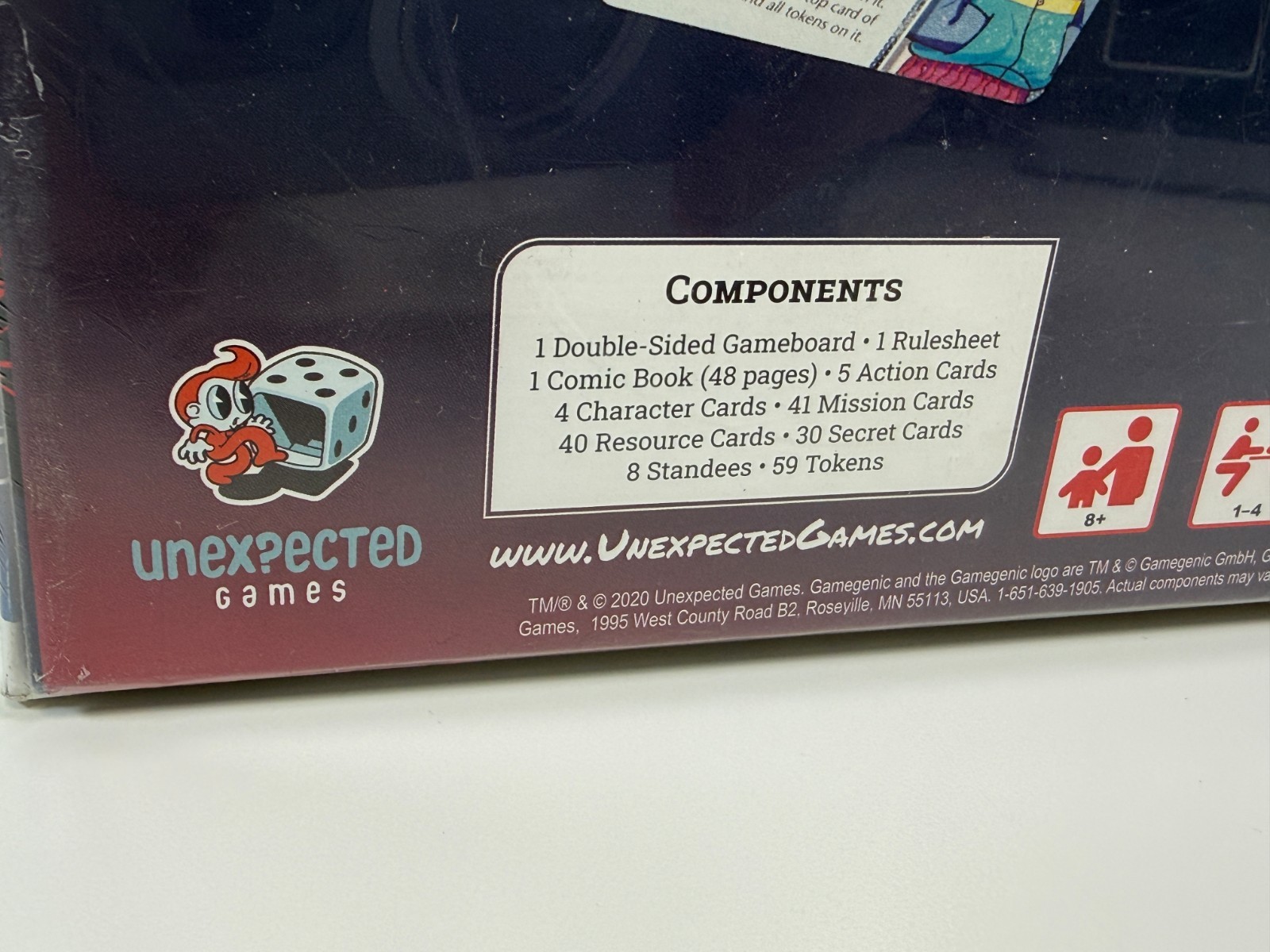 The Initiative Cooperative Game Board Brand New Sealed UG01EN Asmodee Unexpected