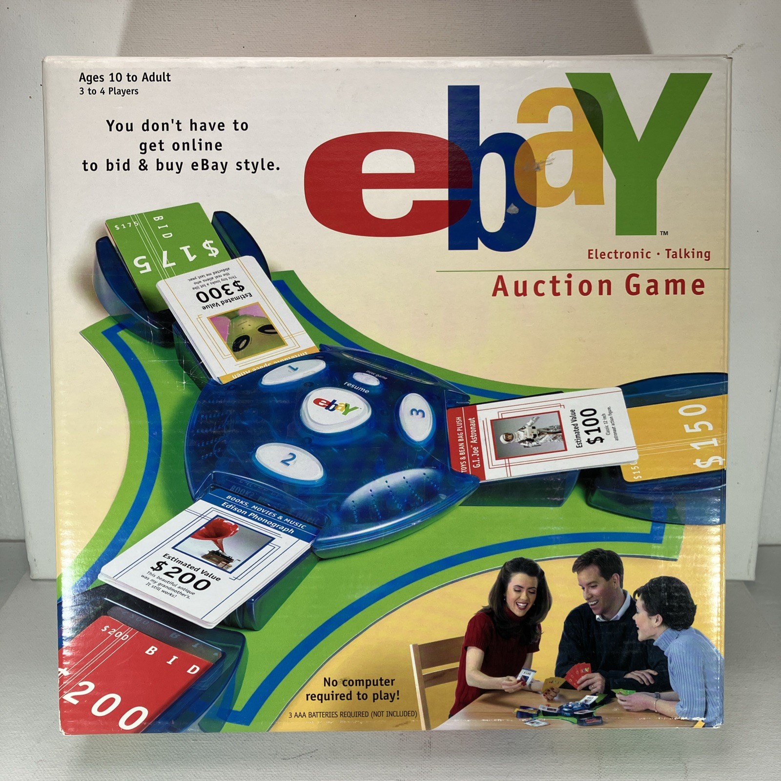 Ebay Game Electronic Talking Auction Game by Hasbro No Computer Needed Brand New