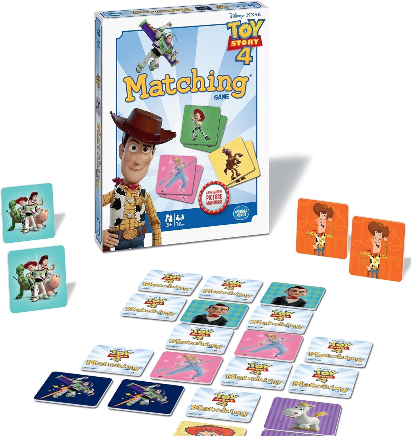 Wonder Forge Toy Story 4 Matching Game | Build Focus and Memory with Woody,…
