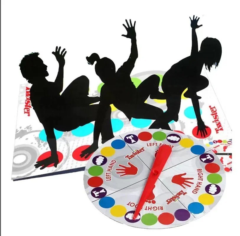 Twister Body Game Mat Indoor Outdoor Party Board Game Family Fun Toy Set