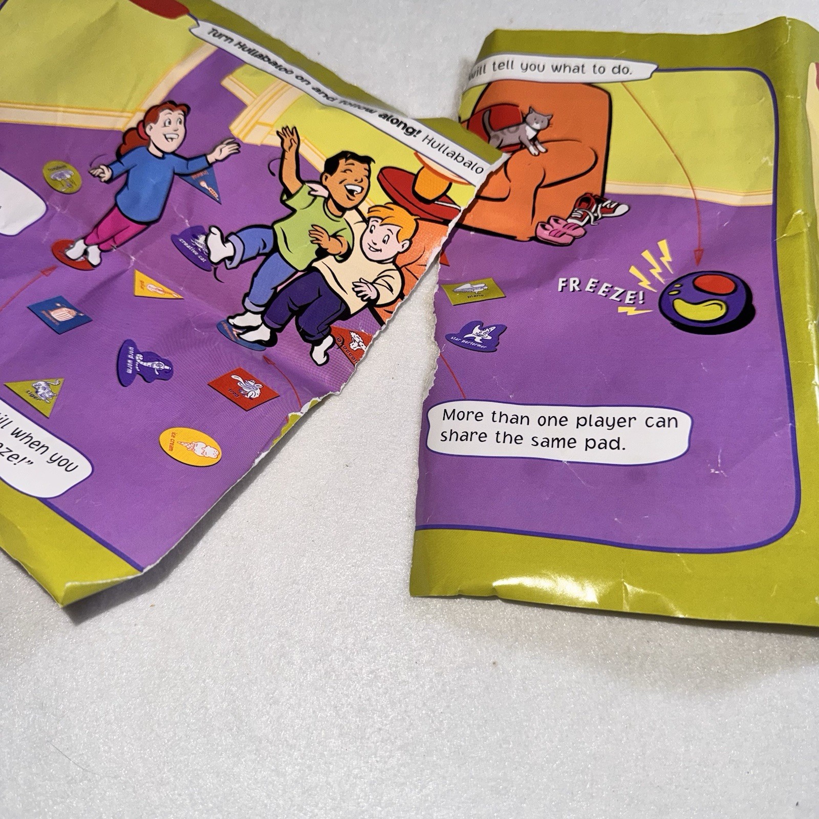 Cranium Hullabaloo Interactive Kids Game Complete Tested Works Ages 4+ 2002 Toy