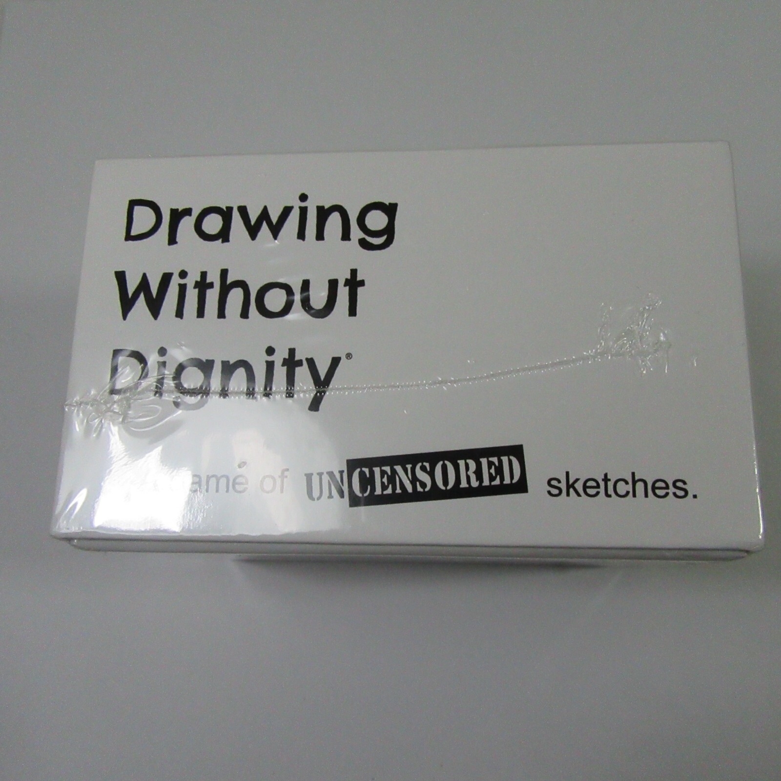Drawing Without Dignity Game Uncensored Sketches Ages 17 4-12 Players Sealed